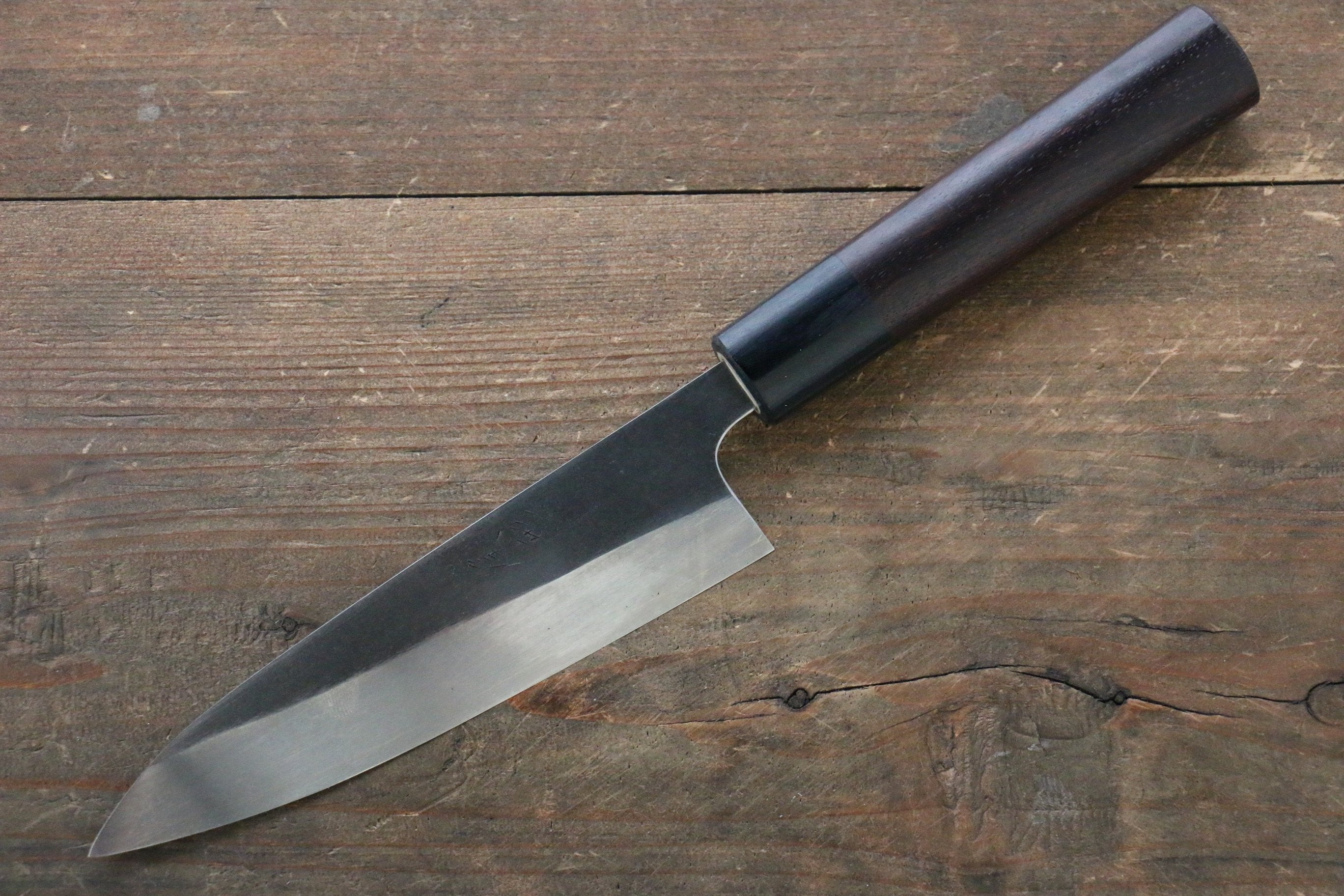 Shungo Ogata SG2 Kurouchi Petty-Utility 140mm Shitan Handle - Japanny - Best Japanese Knife