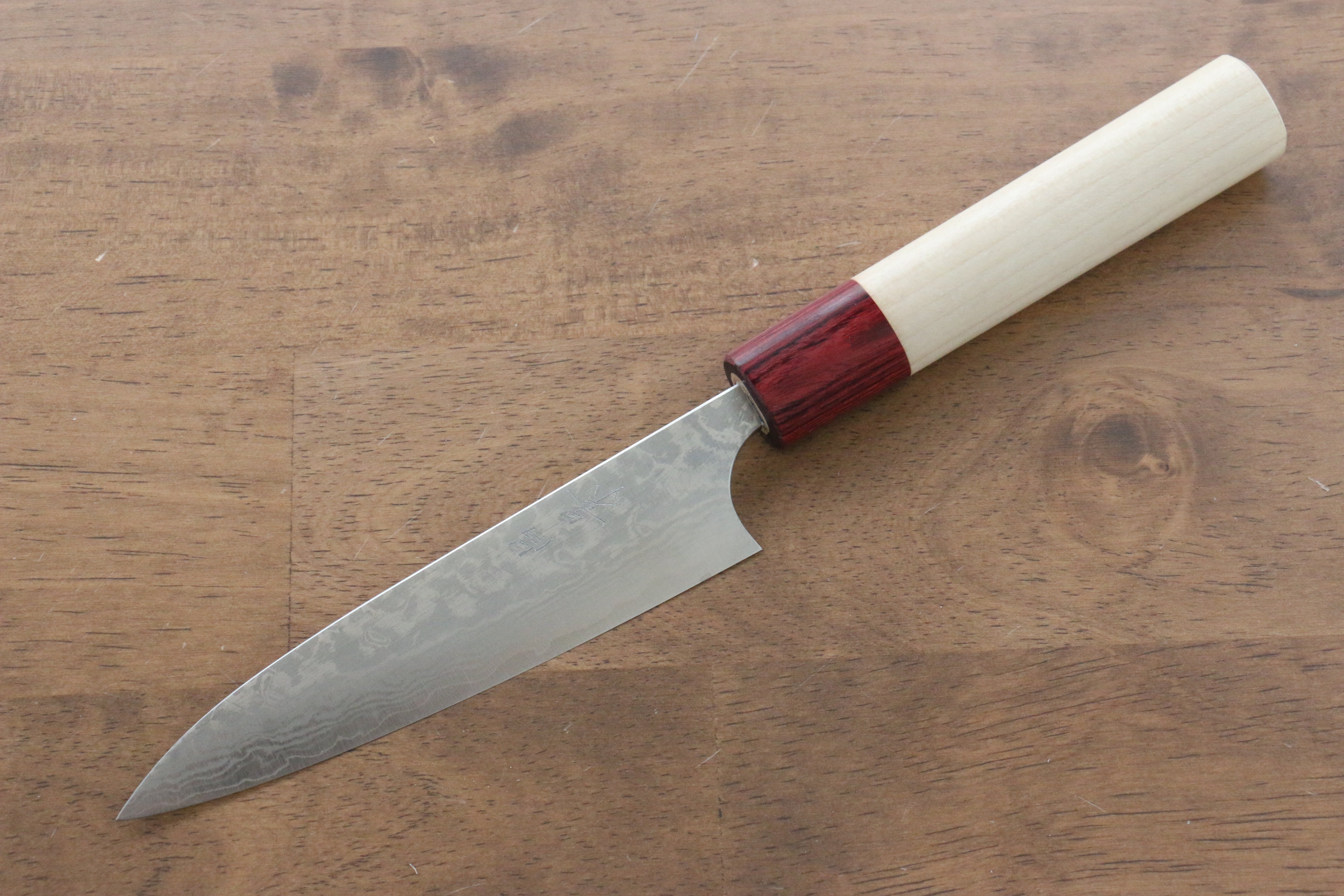 Masakage Kiri VG10 Damascus Petty-Utility 120mm Magnolia Handle - Japanny - Best Japanese Knife