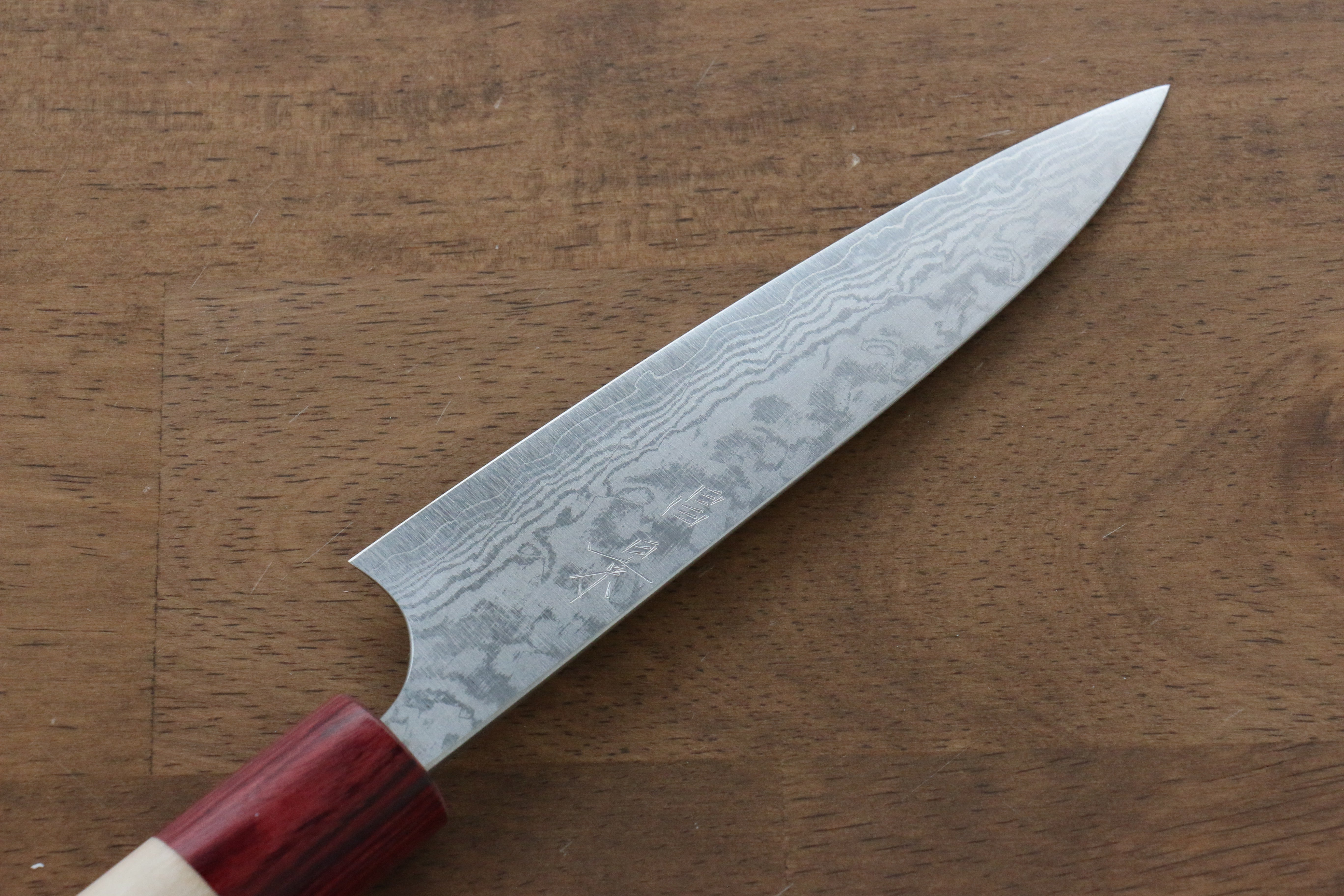 Masakage Kiri VG10 Damascus Petty-Utility 120mm Magnolia Handle - Japanny - Best Japanese Knife