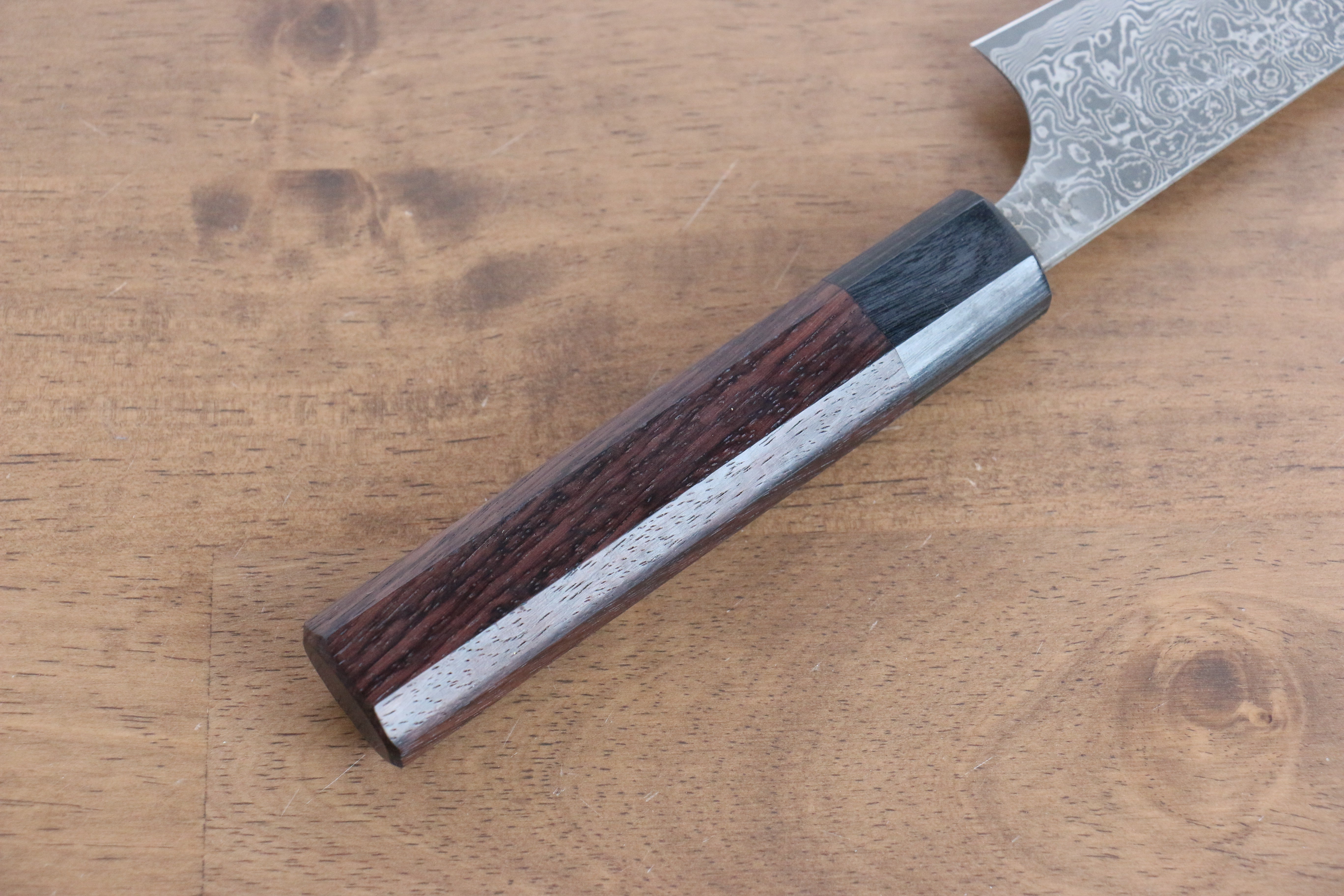 Masakage Kumo VG10 Damascus Honesuki Boning 170mm Shitan Handle - Japanny - Best Japanese Knife