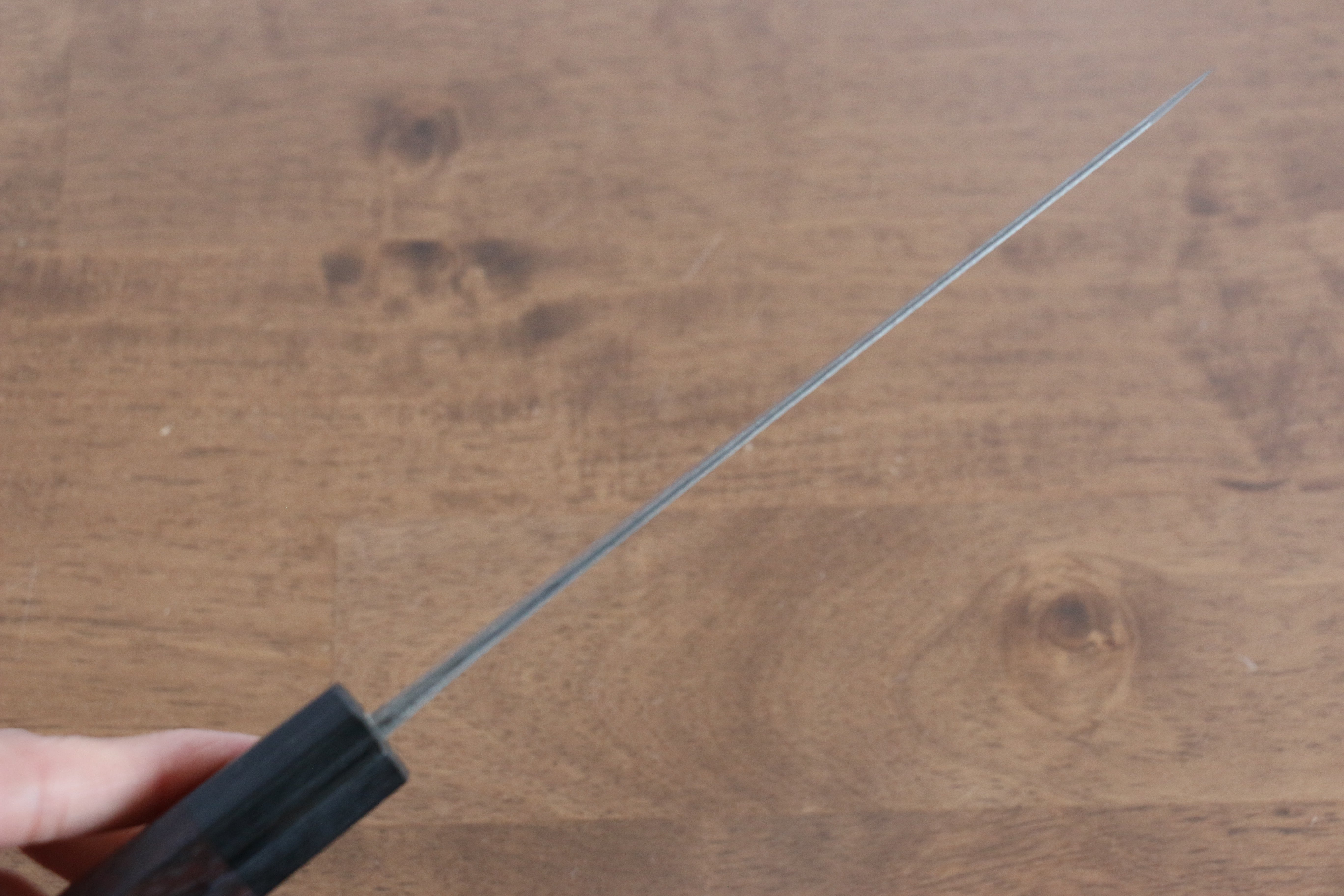 Masakage Kumo VG10 Damascus Honesuki Boning 170mm Shitan Handle - Japanny - Best Japanese Knife