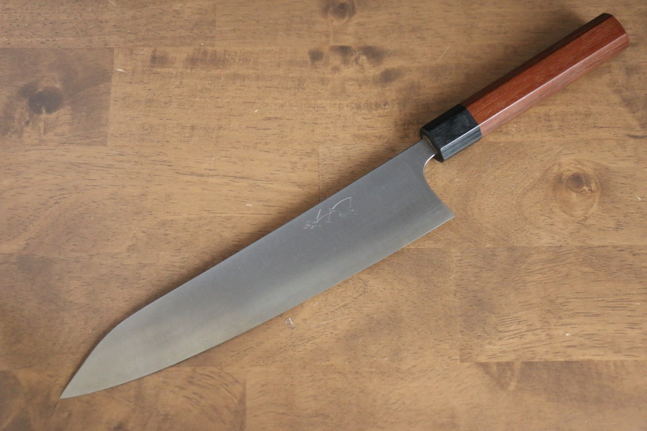 Shibata Takayuki Koutetsu Blue Super Gyuto 240mm Jarrah Handle - Japanny - Best Japanese Knife