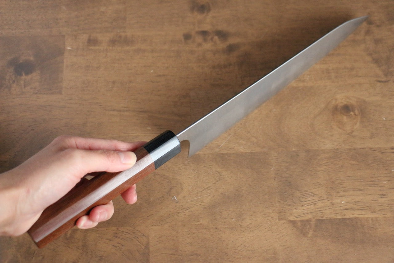 Shibata Takayuki Koutetsu Blue Super Gyuto 240mm Jarrah Handle - Japanny - Best Japanese Knife