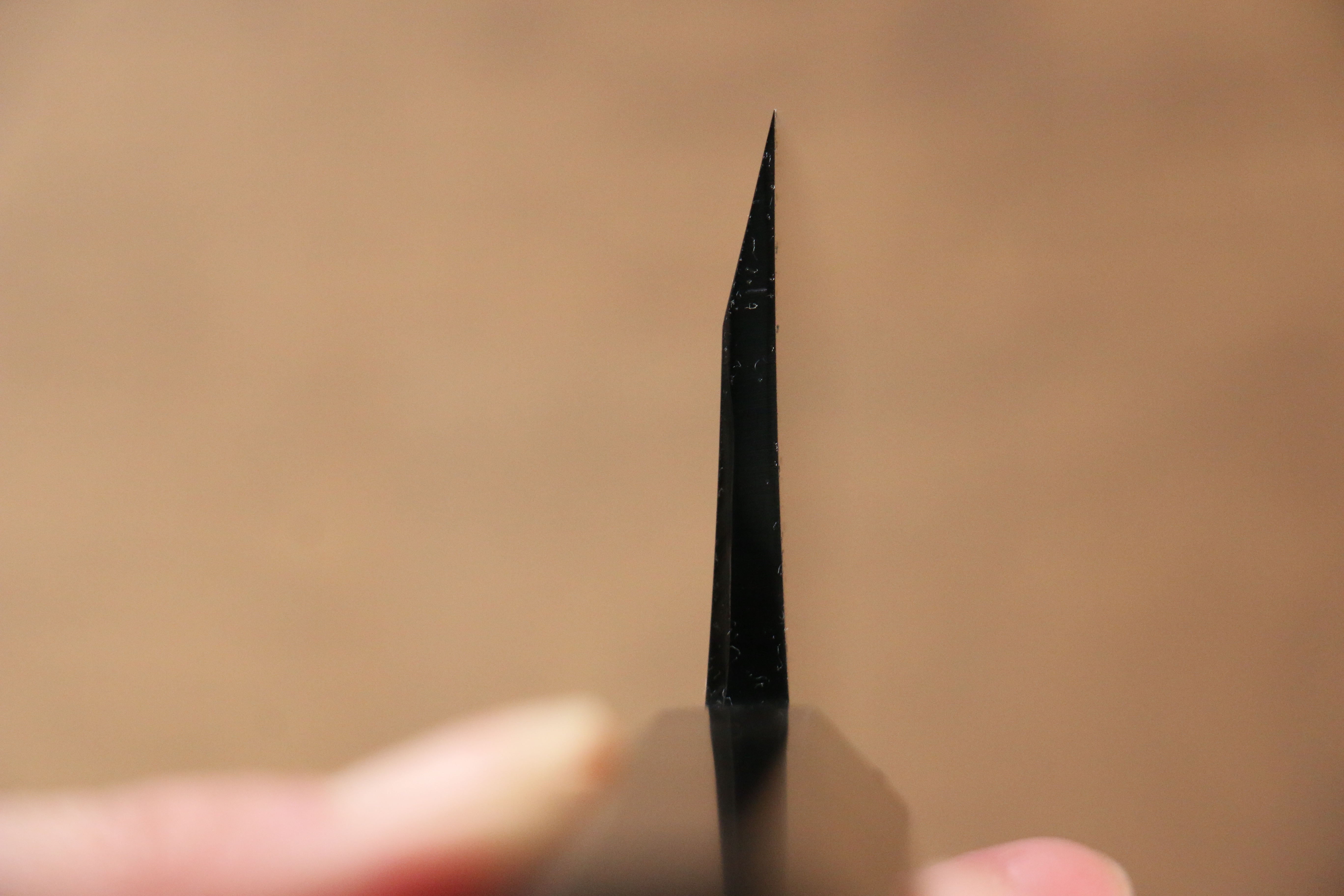 Jikko Ginza White Steel Black dyeing Kiritsuke Deba 180mm Ebony Wood Handle - Japanny - Best Japanese Knife