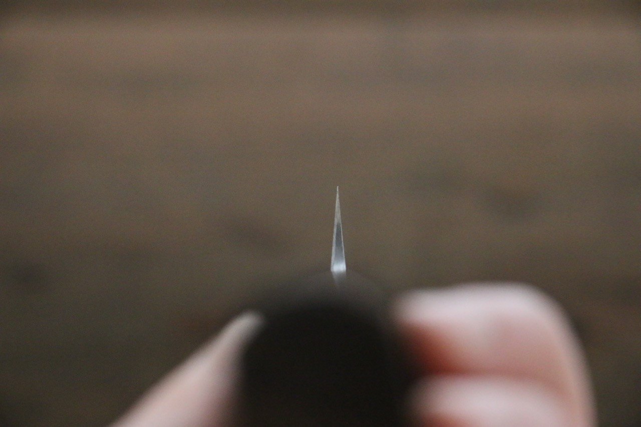 Hideo Kitaoka Blue Steel No.2 Damascus Yanagiba 270mm Shitan Handle - Japanny - Best Japanese Knife