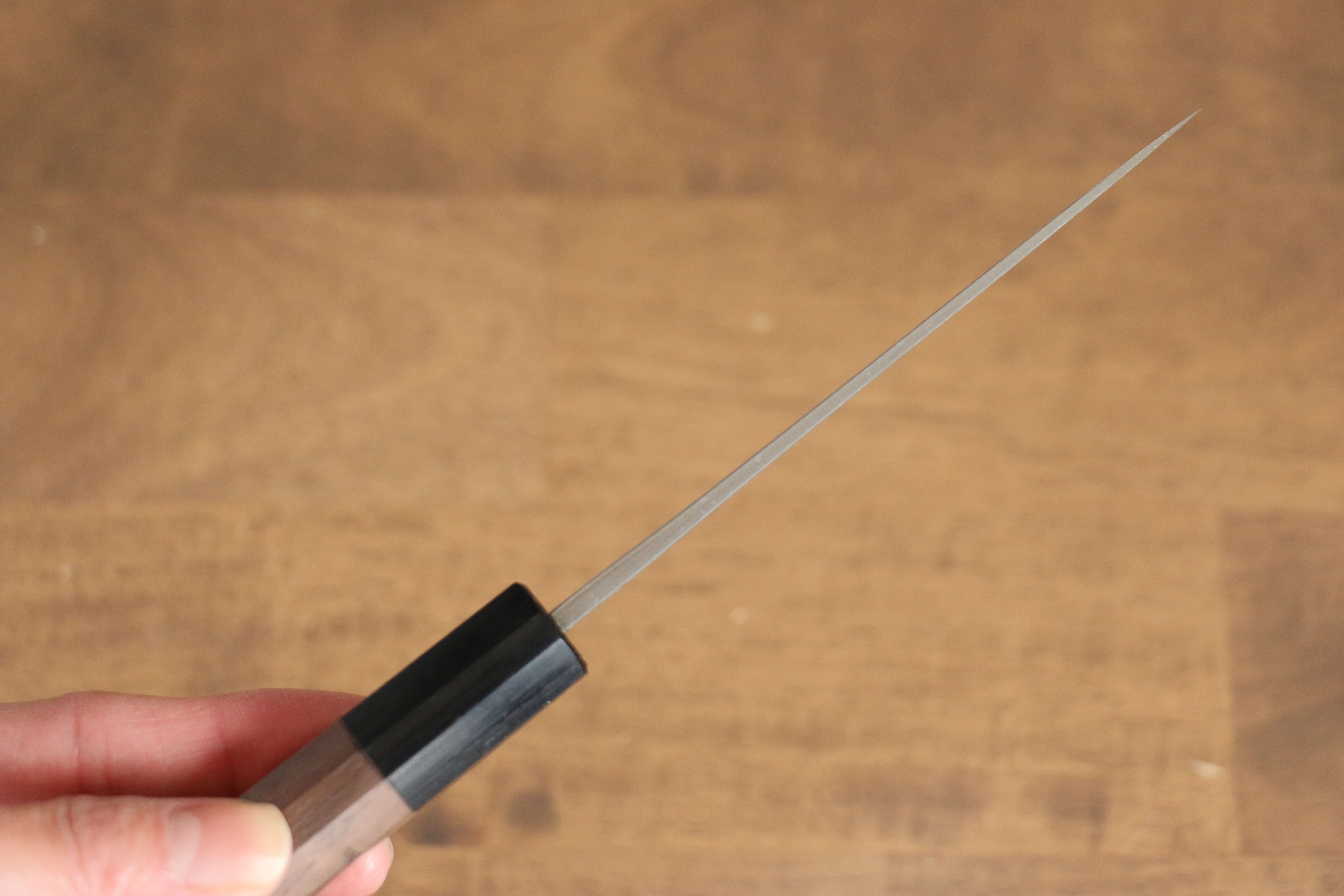 Nao Yamamoto VG10 Damascus Petty-Utility 100mm Walnut Handle - Japanny - Best Japanese Knife