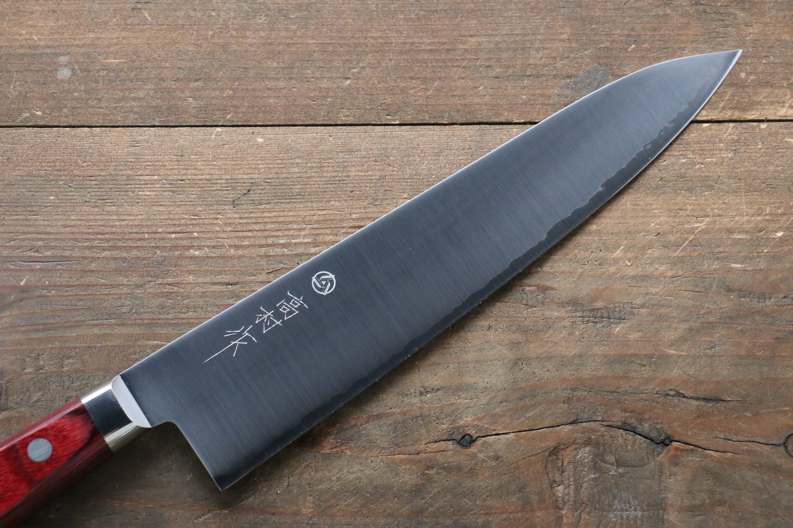 Takamura Knives SG2 Gyuto 210mm with Red Pakka wood Handle - Japanny - Best Japanese Knife