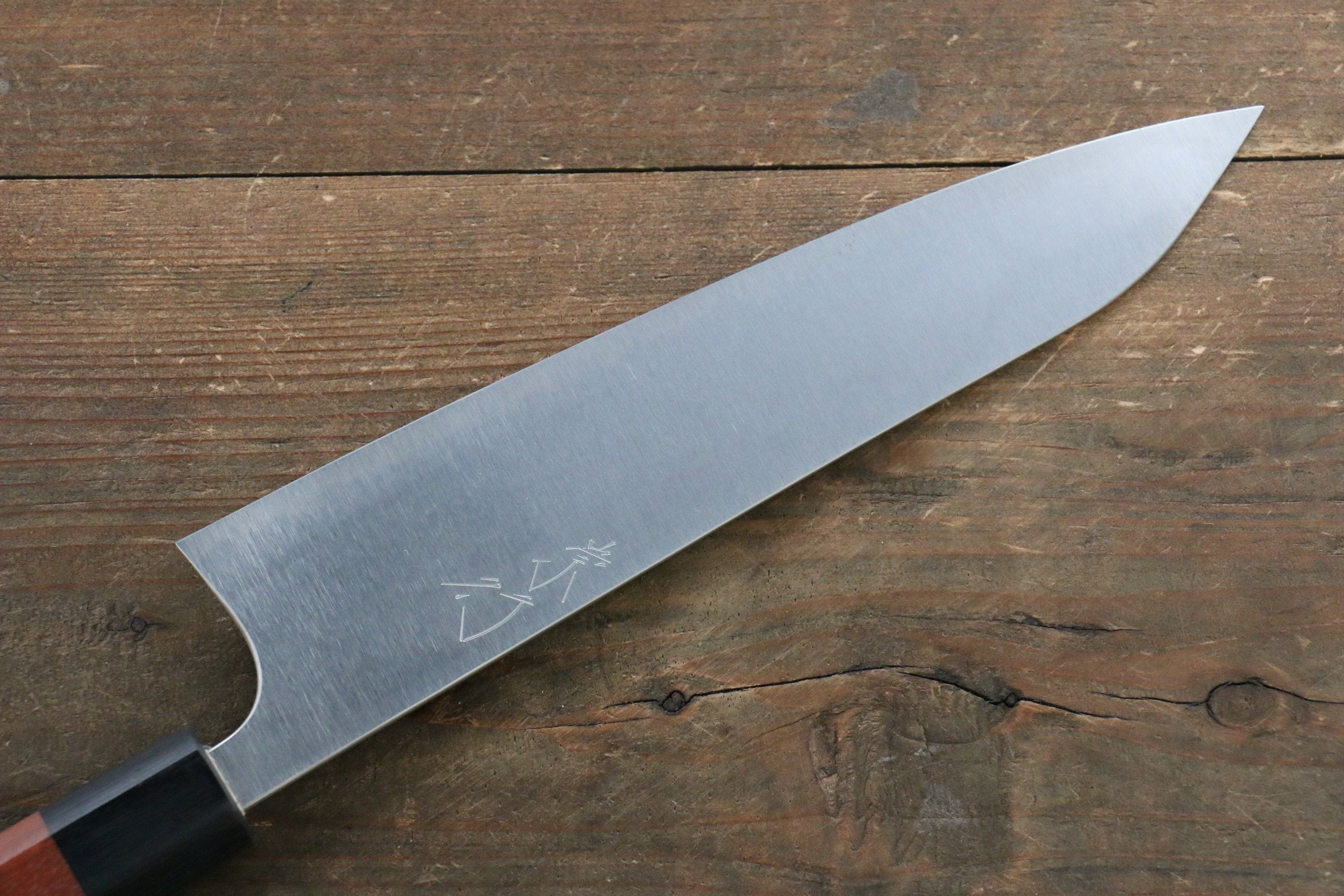 Shibata Takayuki Koutetsu Blue Super Gyuto 210mm Jarrah Handle - Japanny - Best Japanese Knife