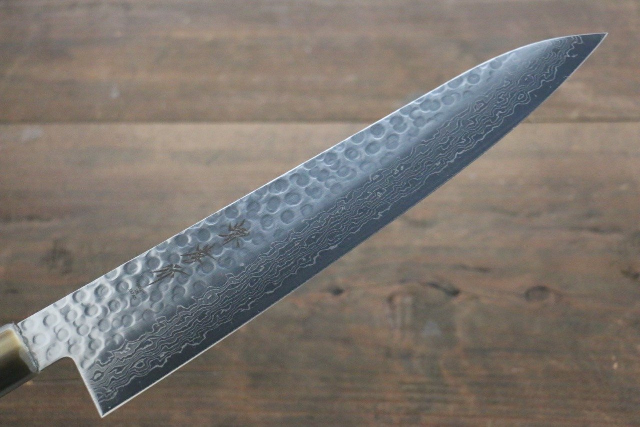 Sakai Takayuki AUS10 45 Layer Damascus Gyuto 240mm Magnolia Handle - Japanny - Best Japanese Knife