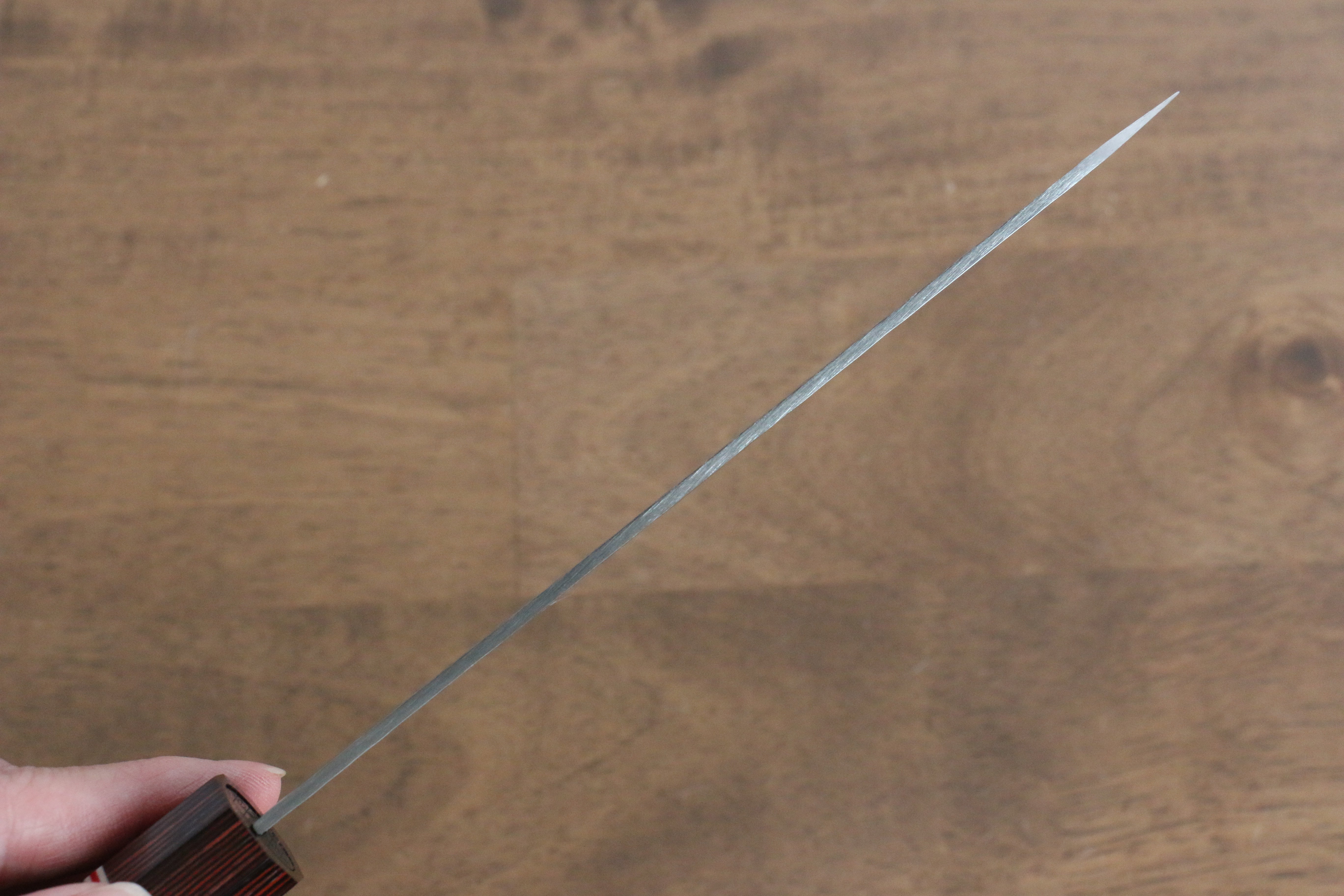 Seisuke VG10 Damascus Petty-Utility 150mm Black Pakka wood Handle - Japanny - Best Japanese Knife