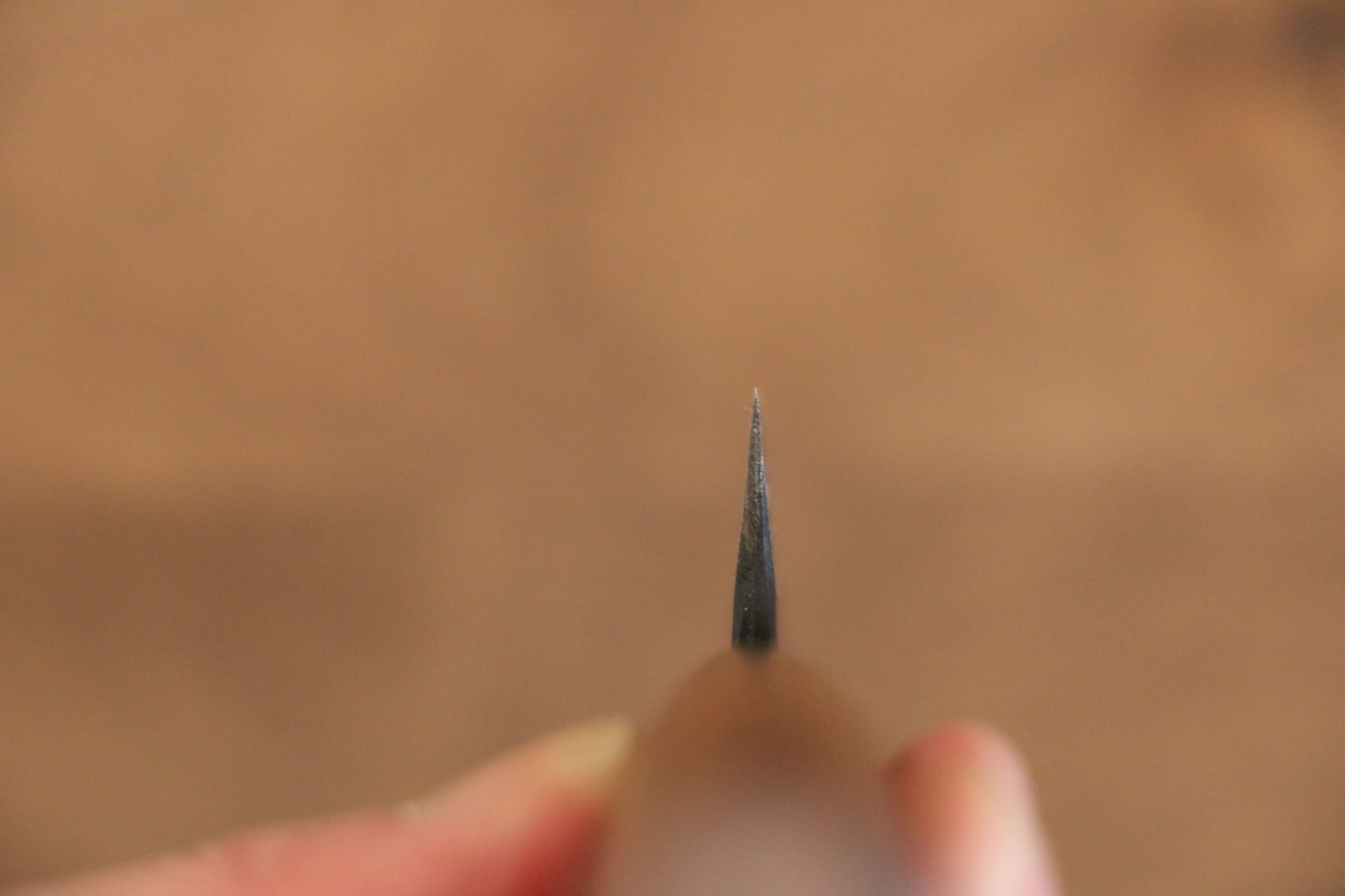 Nao Yamamoto Blue Steel Kurouchi Hammered(Maru) Petty-Utility 140mm Walnut Handle - Japanny - Best Japanese Knife