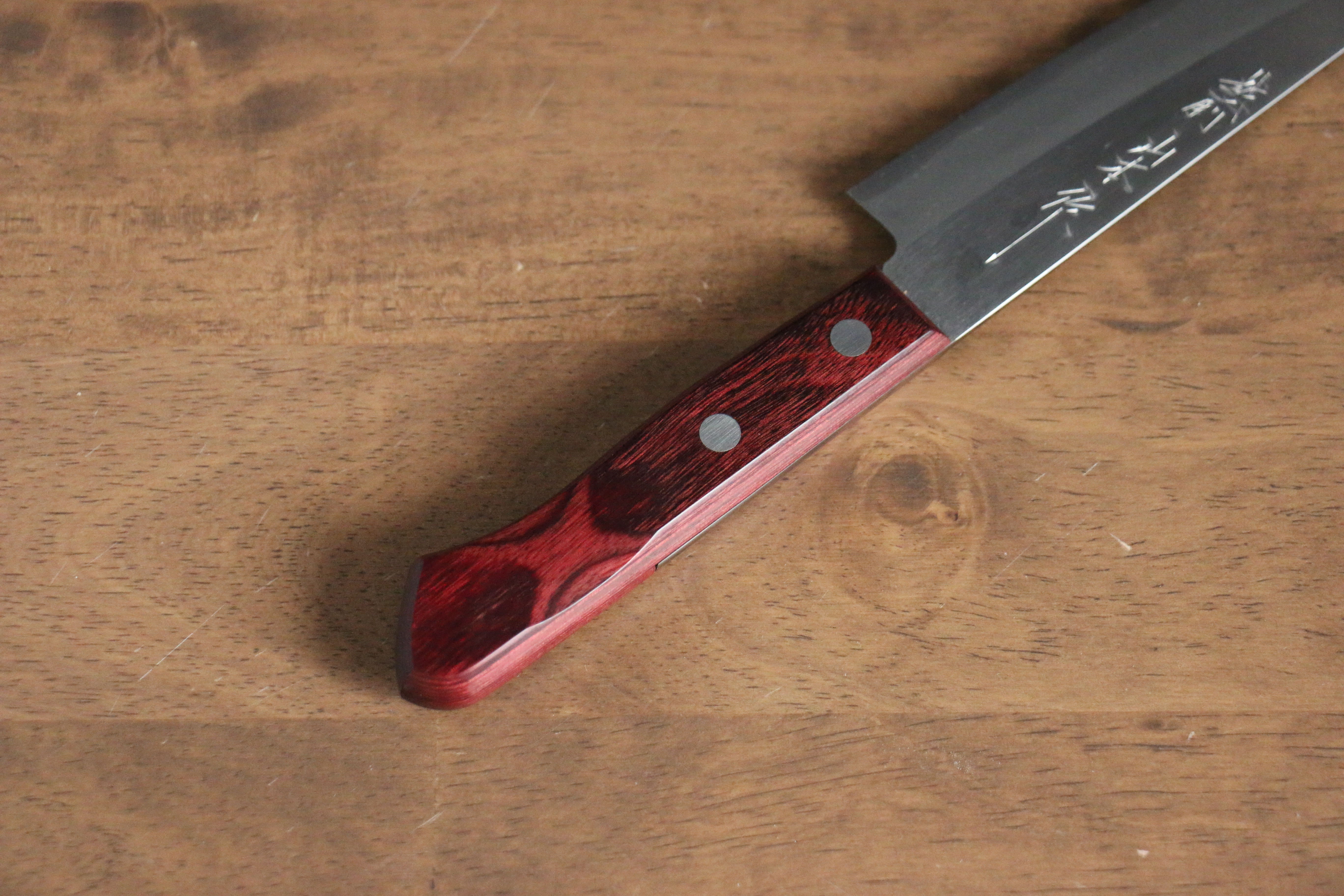 Nao Yamamoto White Steel No.2 Petty-Utility 150mm Red Pakka wood Handle - Japanny - Best Japanese Knife