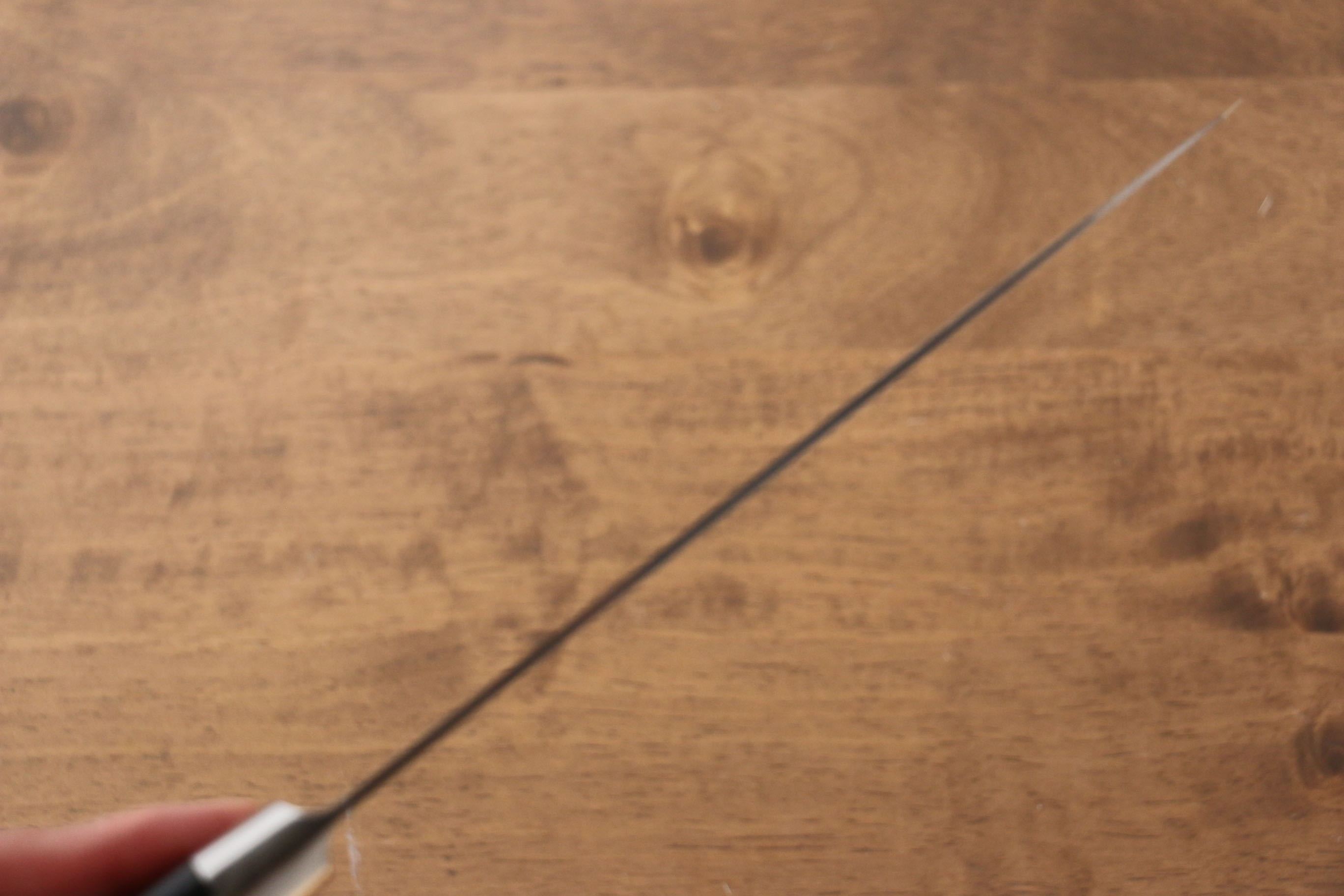 Iseya Molybdenum Santoku 180mm Black Pakka wood Handle - Japanny - Best Japanese Knife