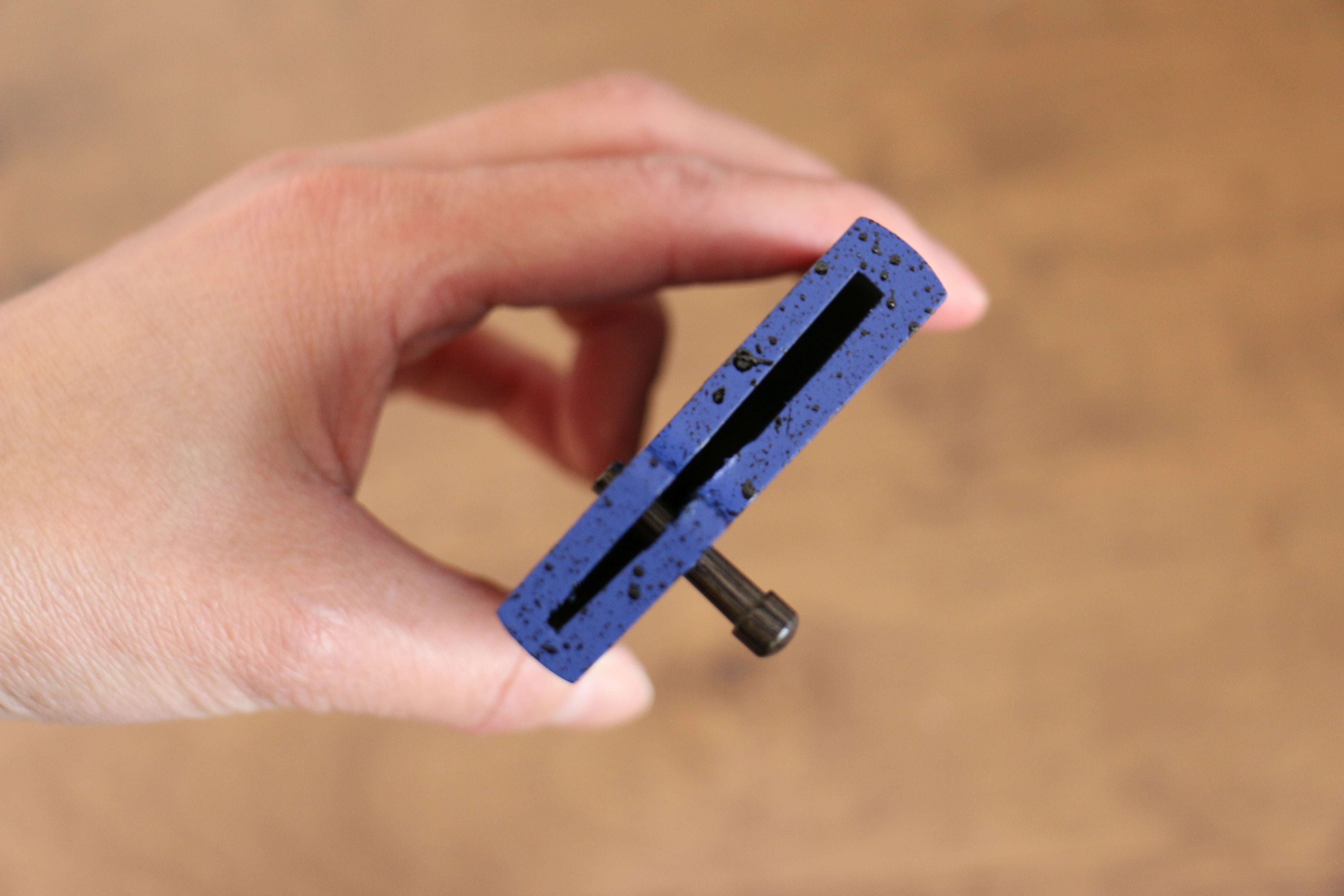 Blue Pakka wood Sheath for Usuba with Plywood pin - Japanny - Best Japanese Knife