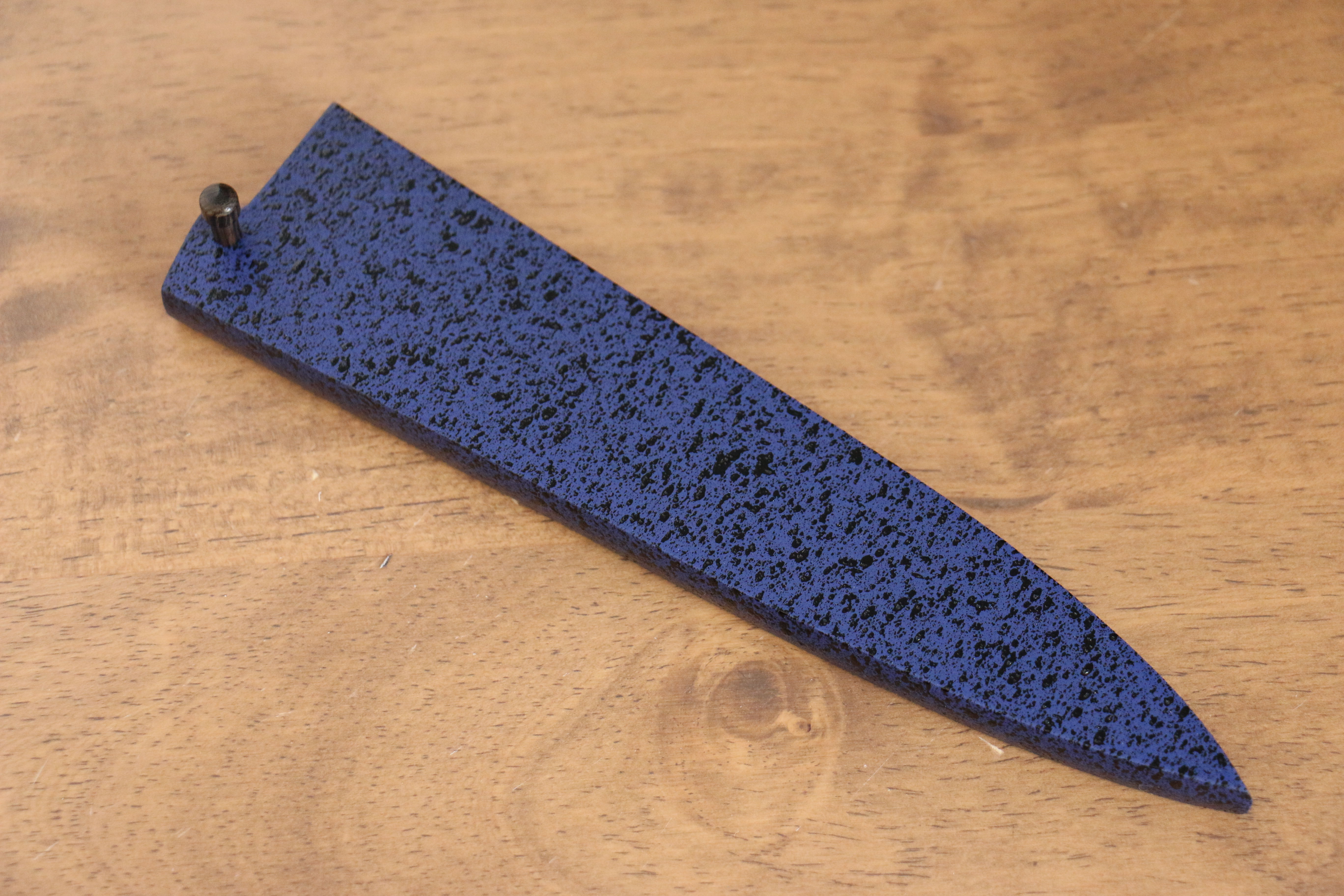 Blue Pakka wood Sheath for 150mm Petty-Utility with Plywood pin - Japanny - Best Japanese Knife