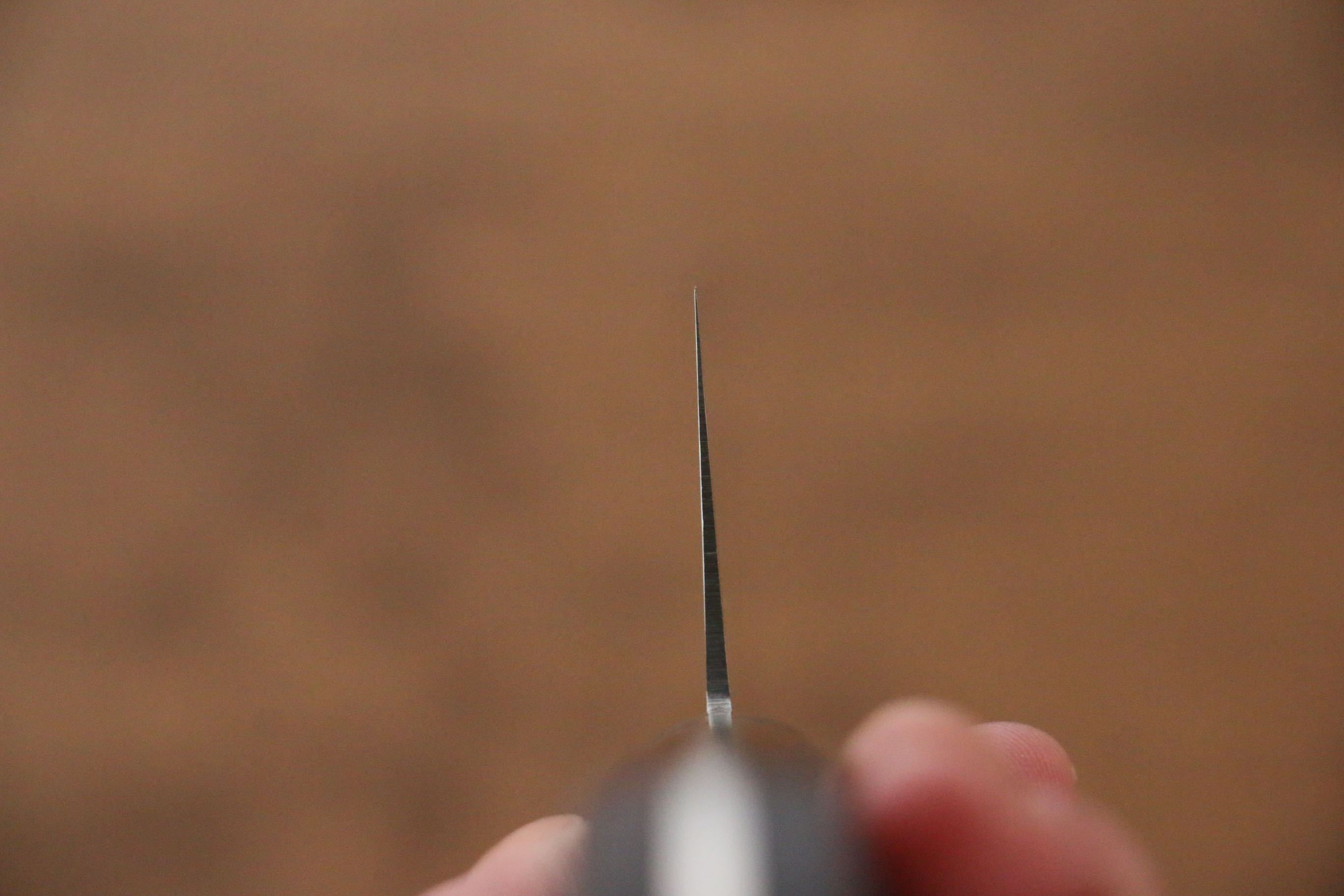 Iseya Molybdenum Santoku 180mm Mahogany Pakka wood Handle - Japanny - Best Japanese Knife