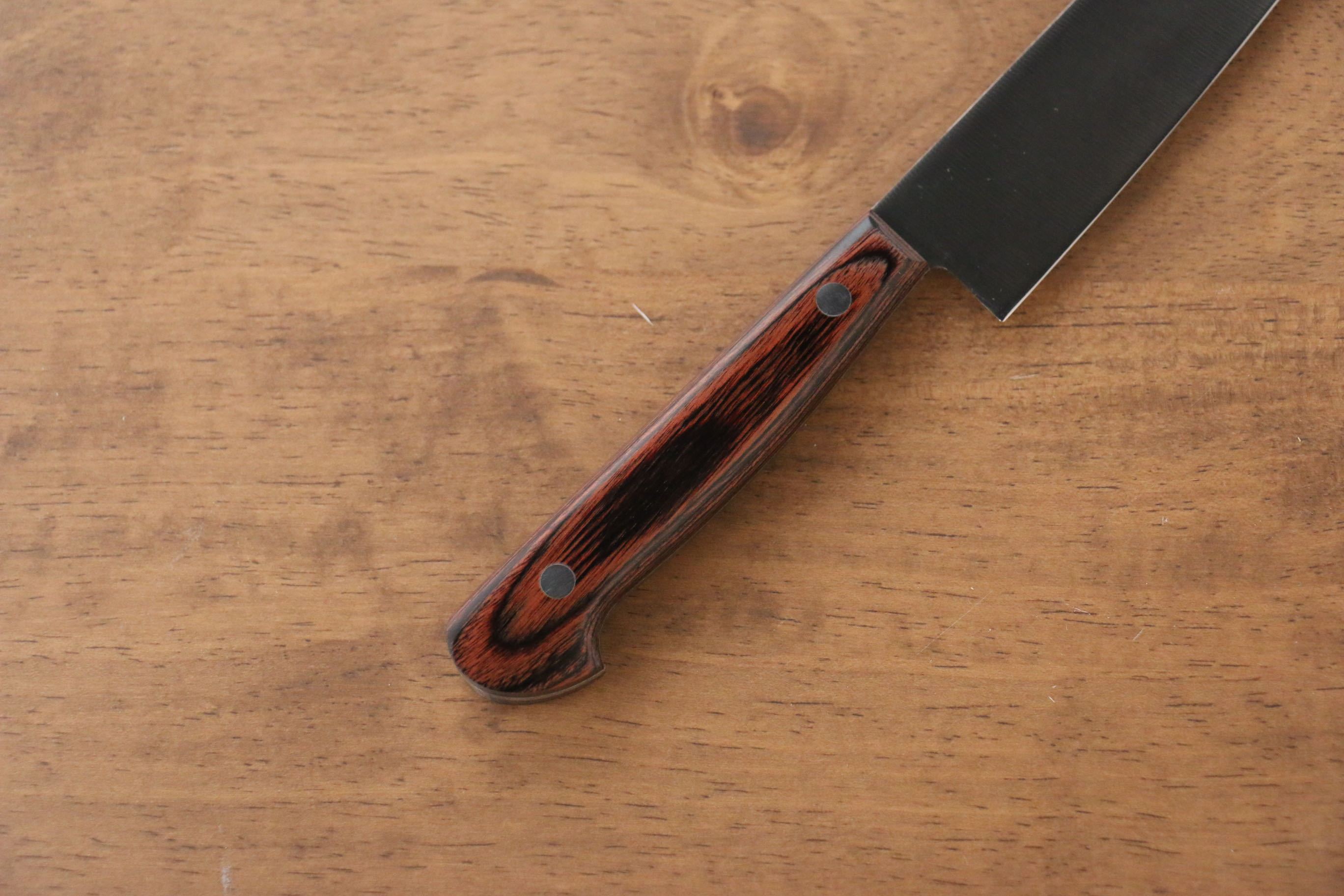 Iseya Molybdenum Petty-Utility 150mm Mahogany Handle - Japanny - Best Japanese Knife