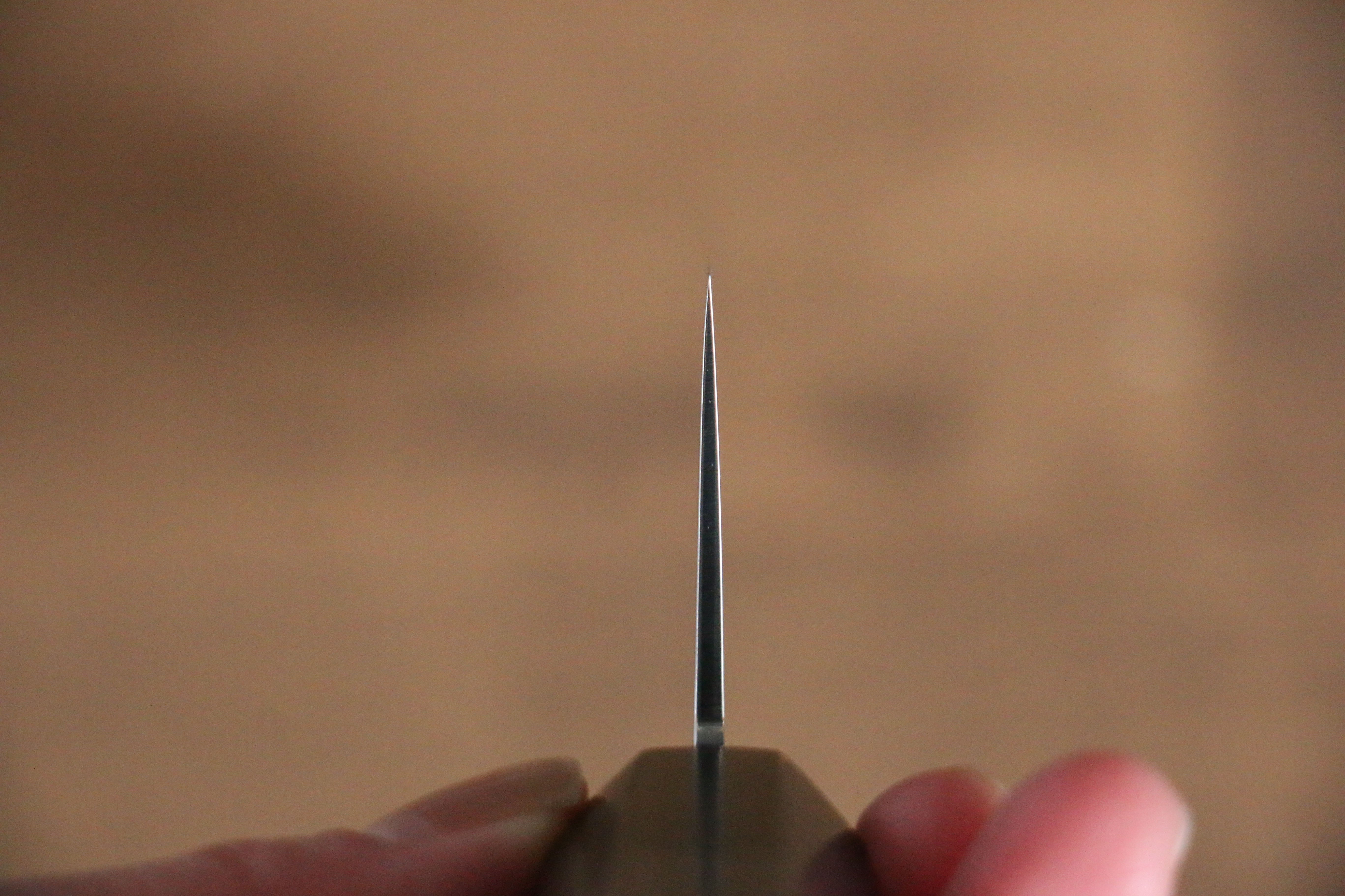 Kajin Cobalt Special Steel Damascus Santoku 180mm Gray Pakka wood Handle - Japanny - Best Japanese Knife