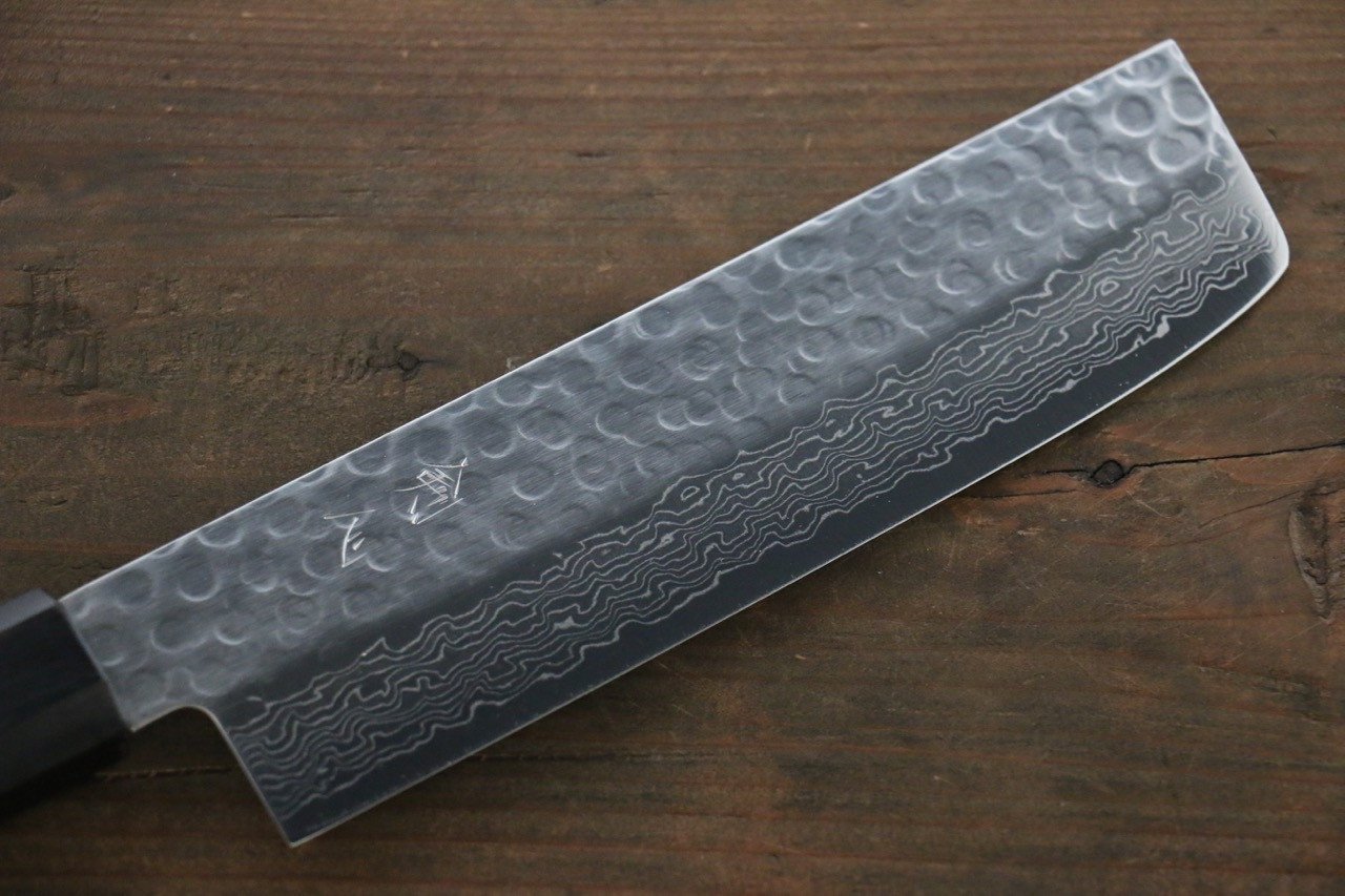 Seisuke AUS10 Nakiri 165mm Shitan Handle - Japanny - Best Japanese Knife