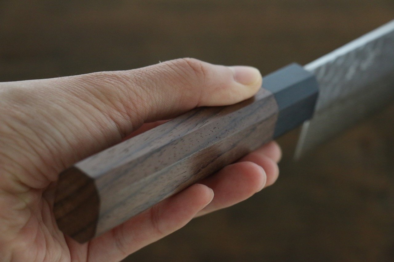 Seisuke AUS10 Nakiri 165mm Shitan Handle - Japanny - Best Japanese Knife