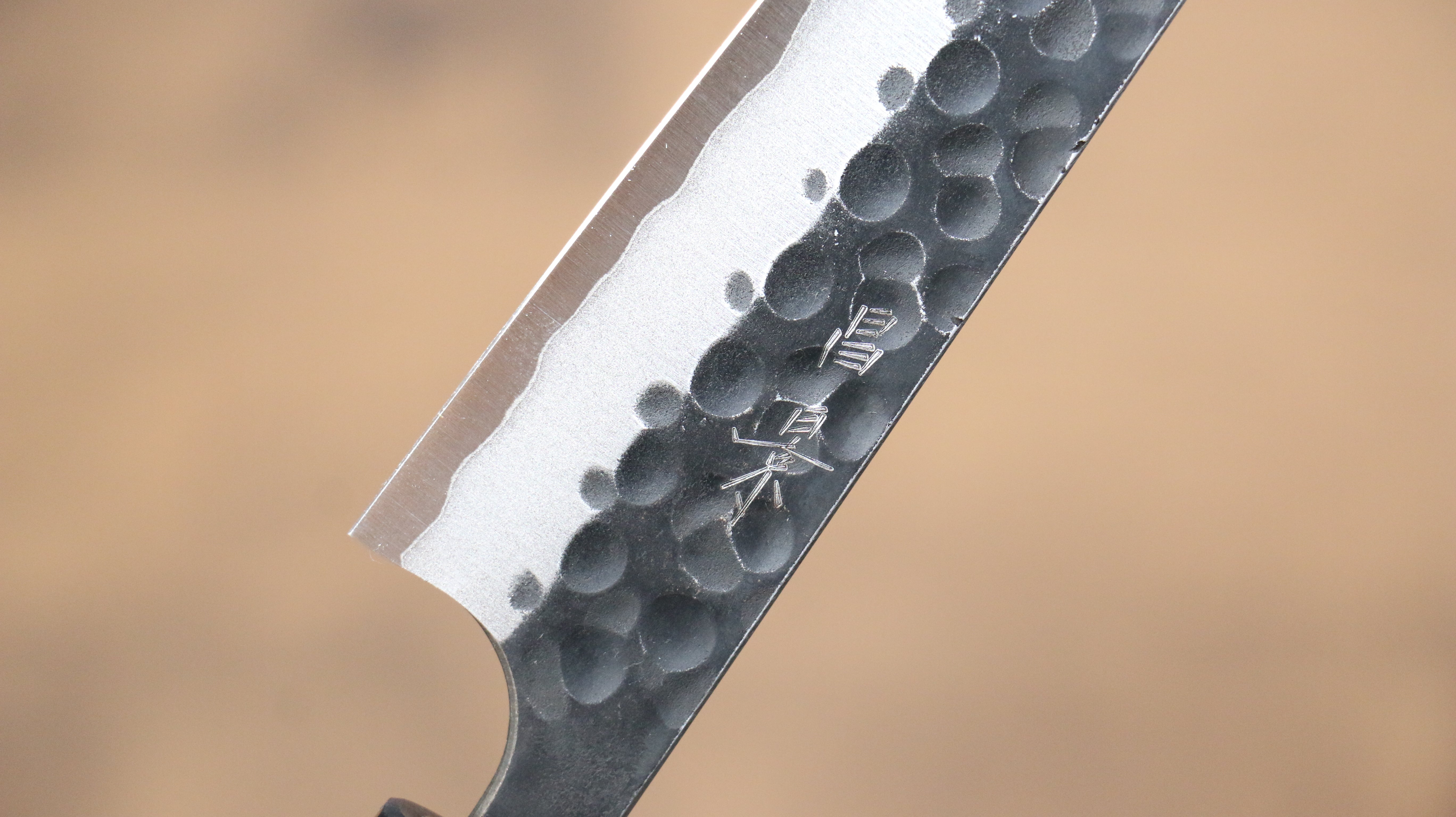 Masakage Koishi Blue Super Black Finished Petty-Utility 150mm American Cherry Handle - Japanny - Best Japanese Knife