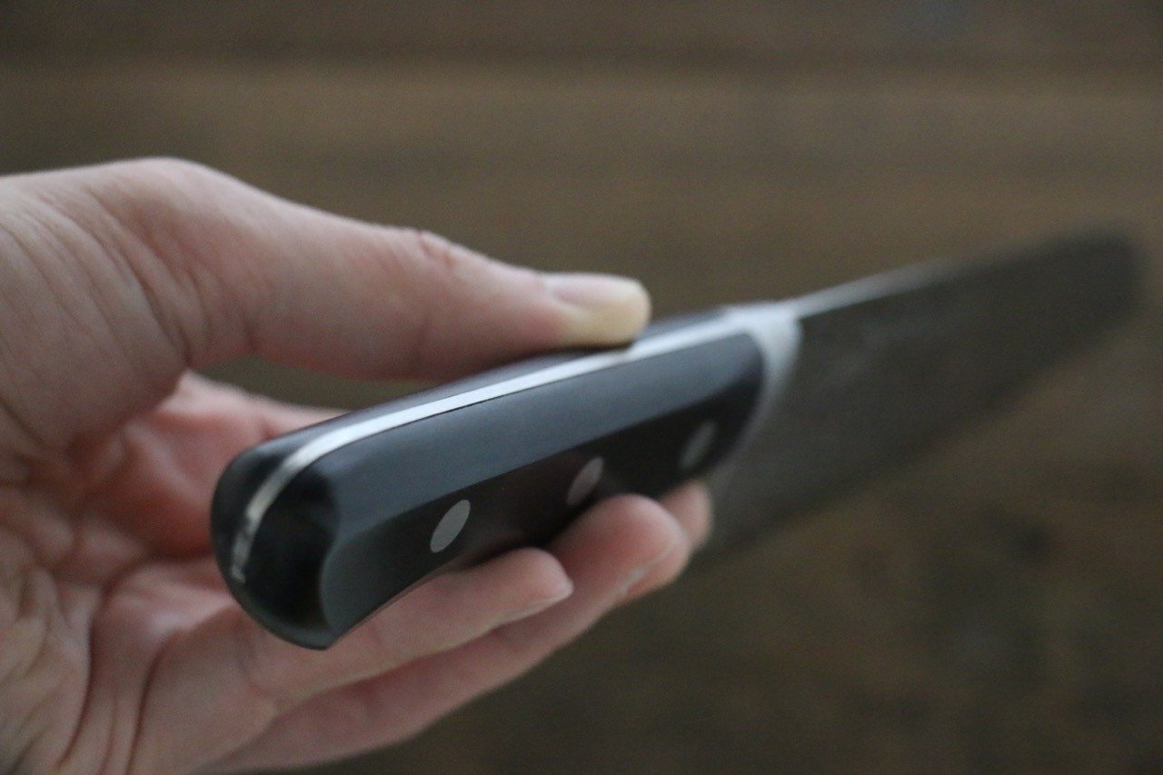 Sakai Takayuki AUS10 45 Layer Mirrored Finish Damascus Santoku 170mm - Japanny - Best Japanese Knife