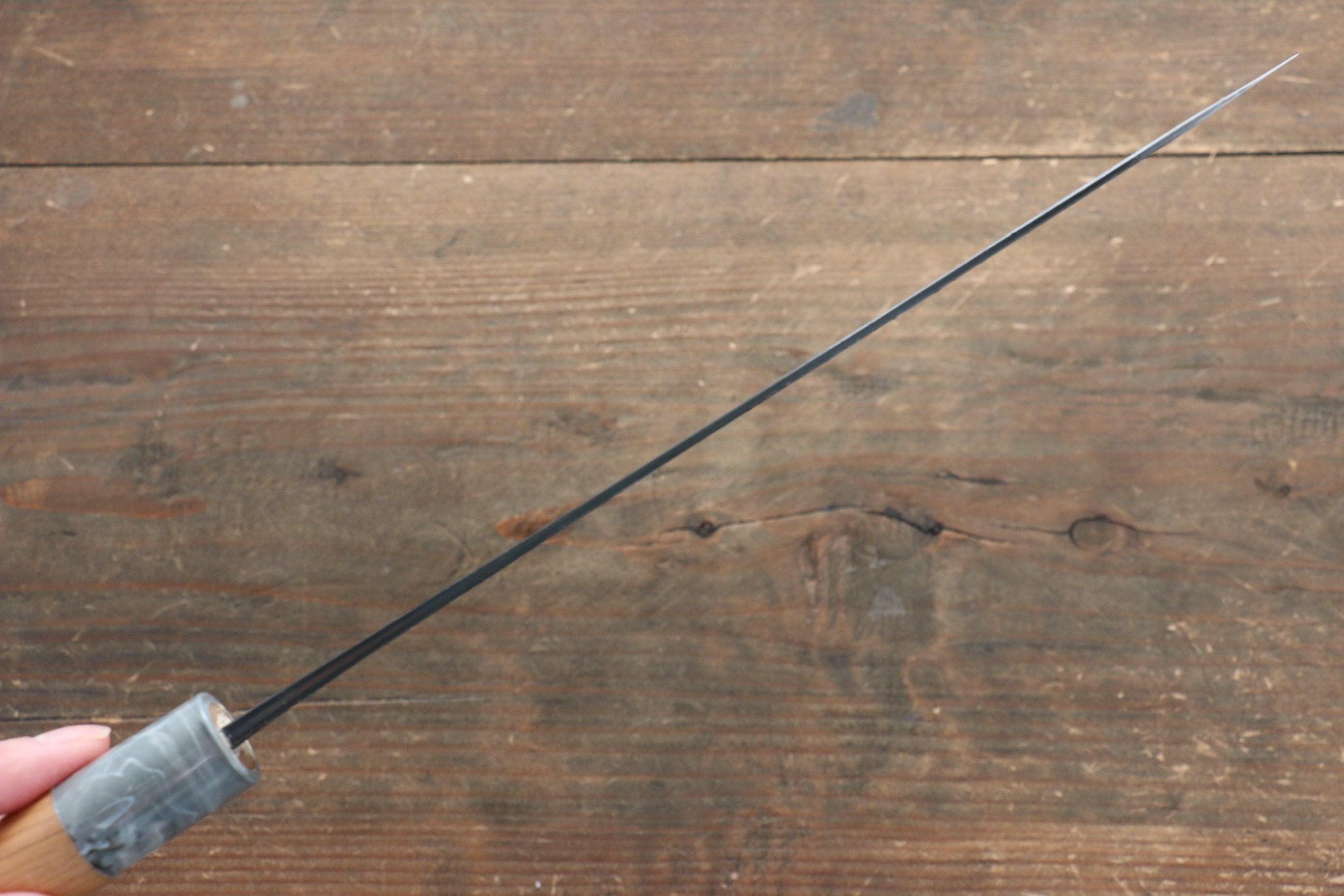 Masakage Masakage Mizu Blue Steel No.2 Black Finished Gyuto 210mm with American Cherry Handle - Japanny - Best Japanese Knife