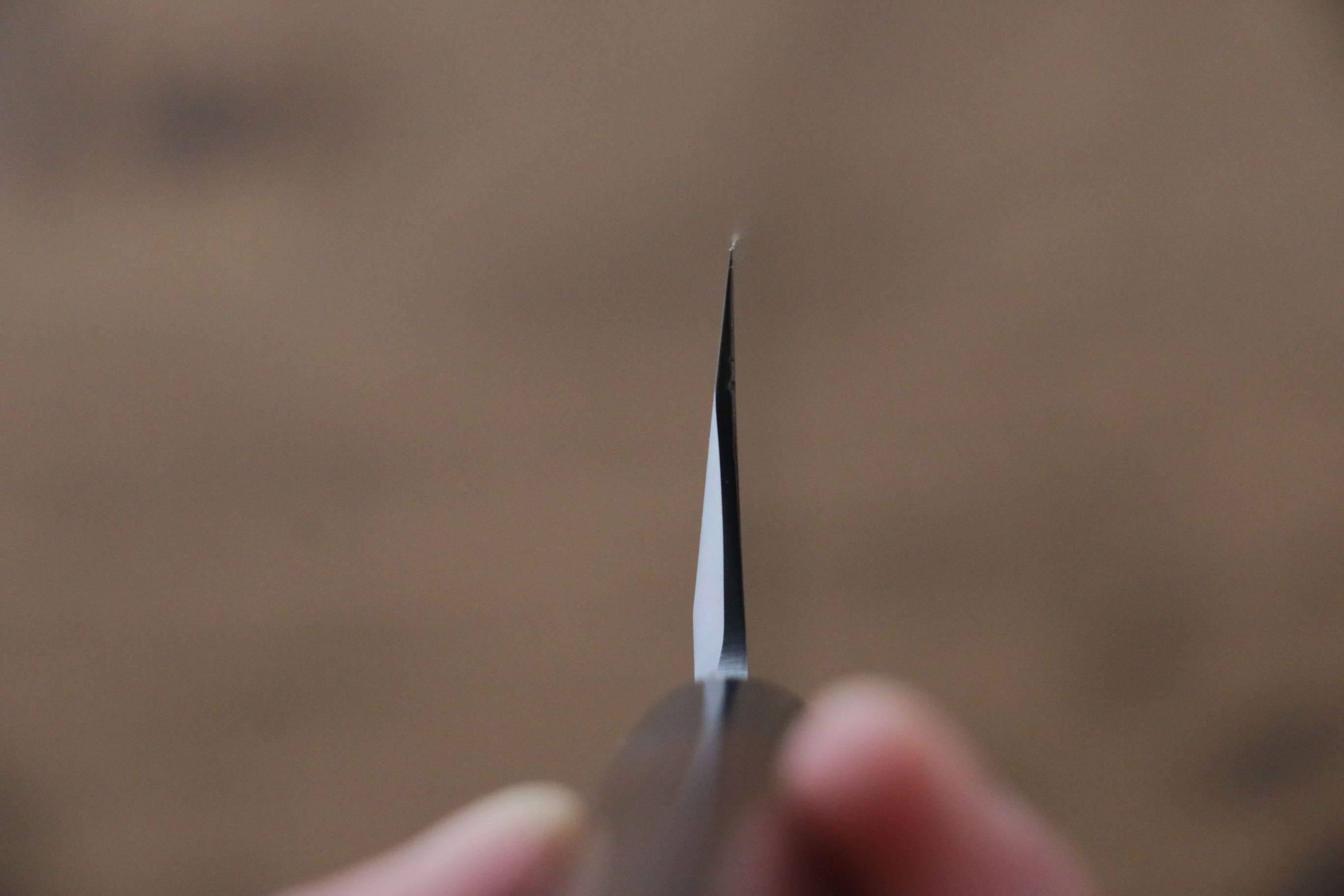 Jikko White Steel No.2 Kamagata Usuba 180mm Shitan Handle - Japanny - Best Japanese Knife