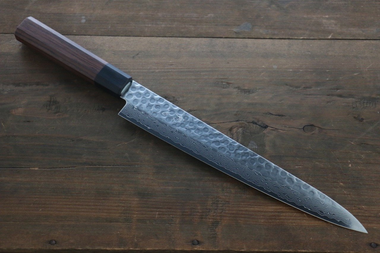Seisuke AUS10 Sujihiki 240mm Shitan Handle - Japanny - Best Japanese Knife