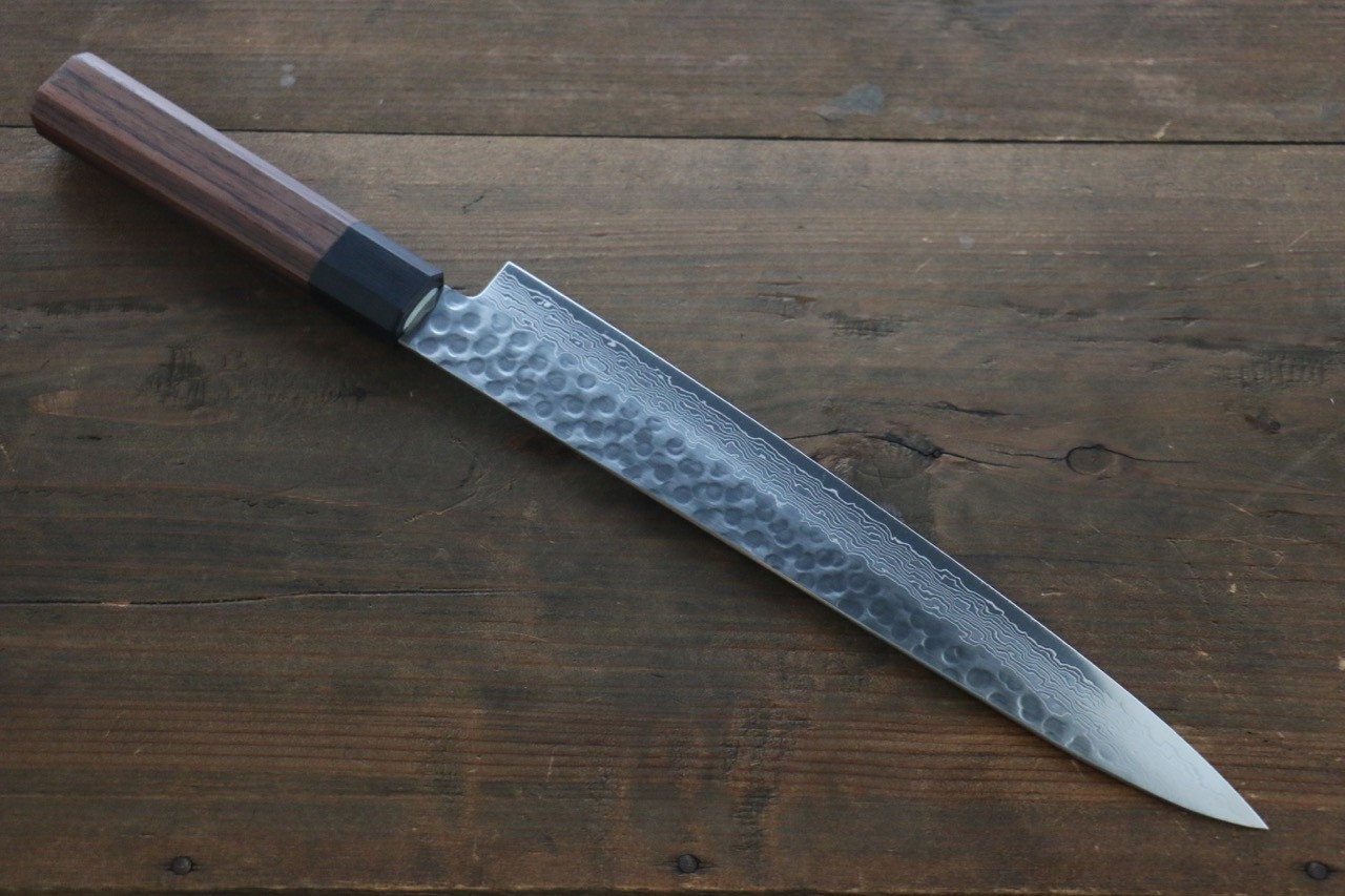 Seisuke AUS10 Sujihiki 240mm Shitan Handle - Japanny - Best Japanese Knife