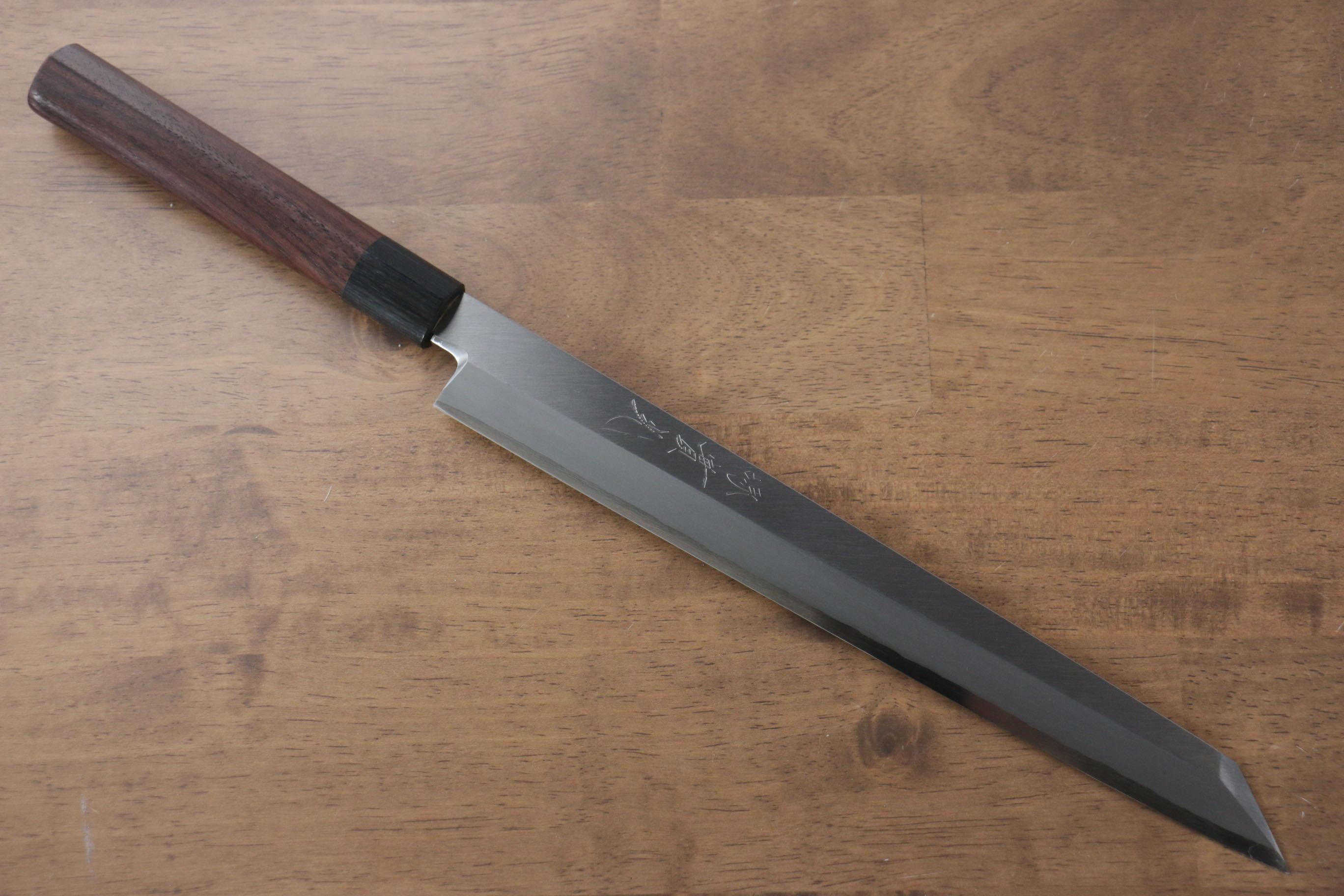 Jikko Silver Steel No.3 Kiritsuke Yanagiba 270mm Shitan Handle - Japanny - Best Japanese Knife