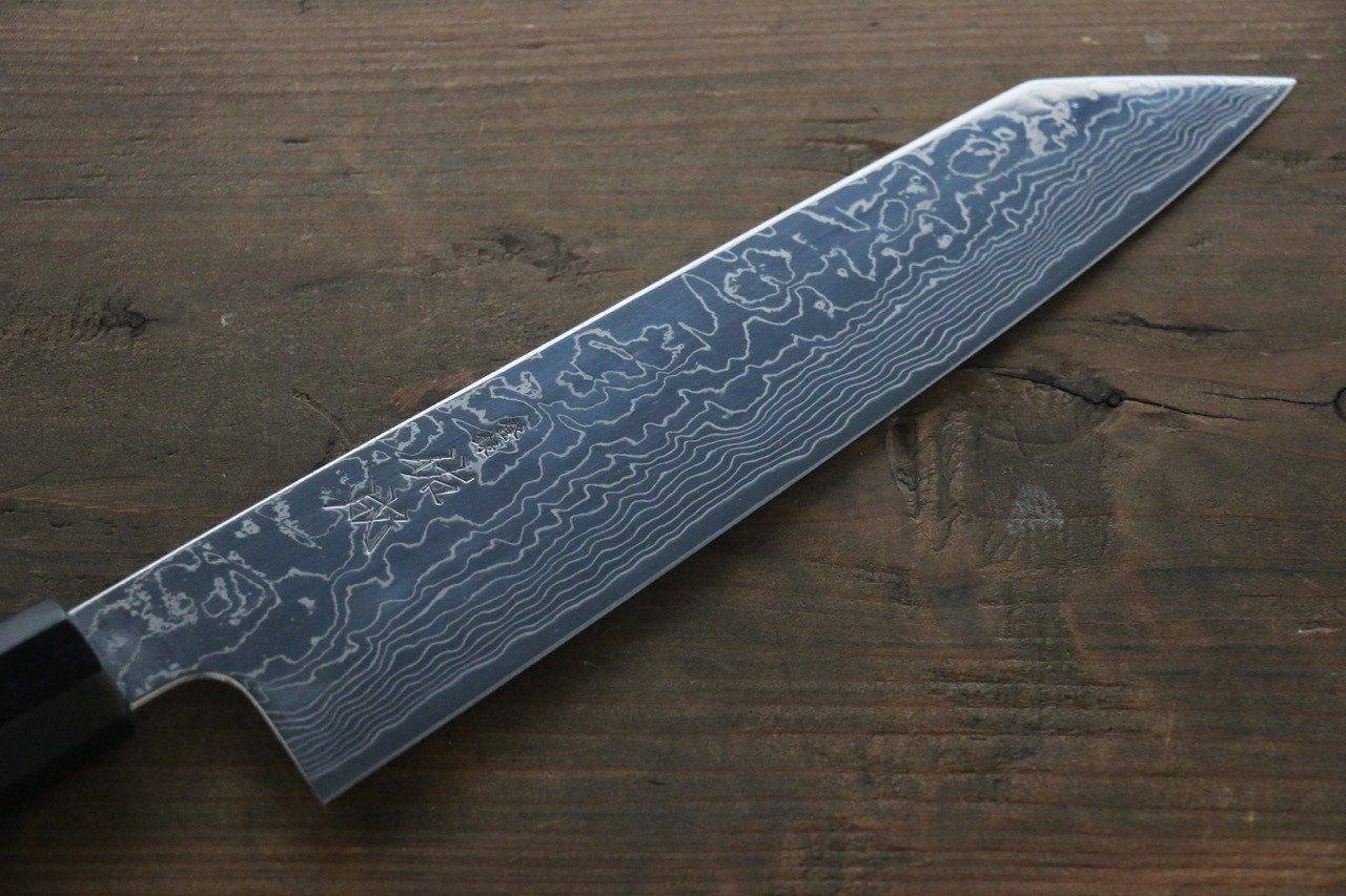 Sukenari SG2 Damascus Kiritsuke Gyuto 210mm Shitan Handle - Japanny - Best Japanese Knife