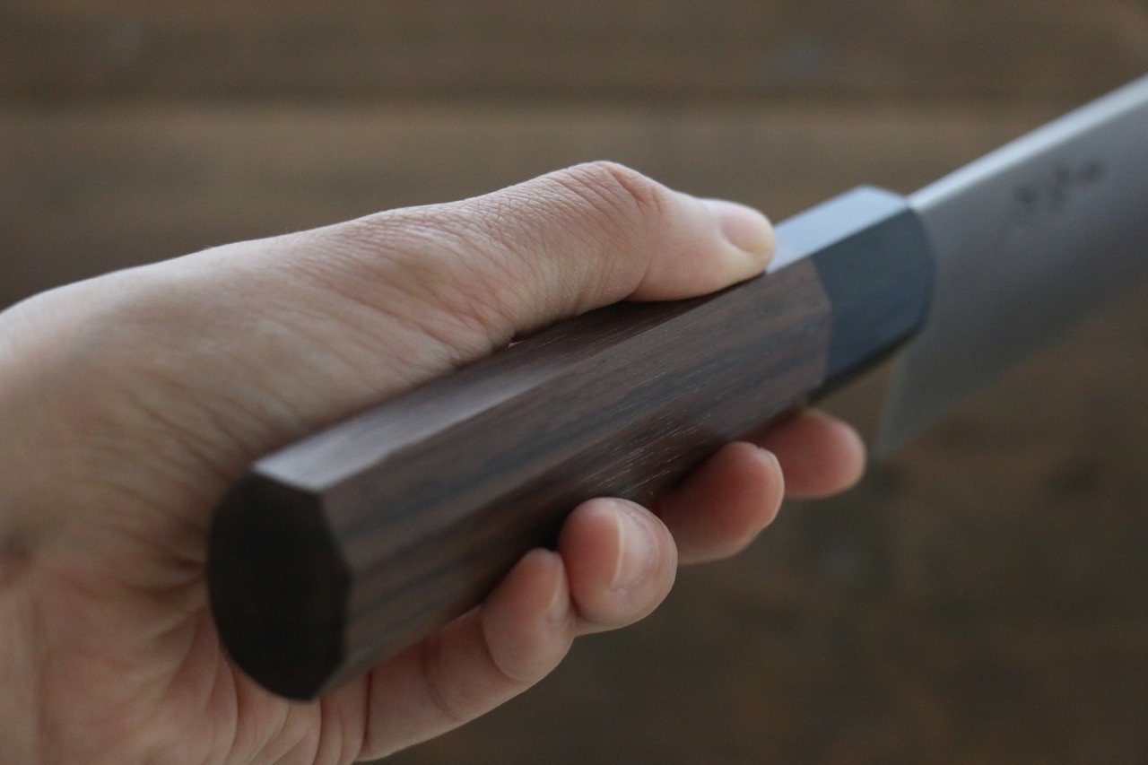 Sukenari SG2 3 Layer Kiritsuke Gyuto 240mm Shitan Handle - Japanny - Best Japanese Knife