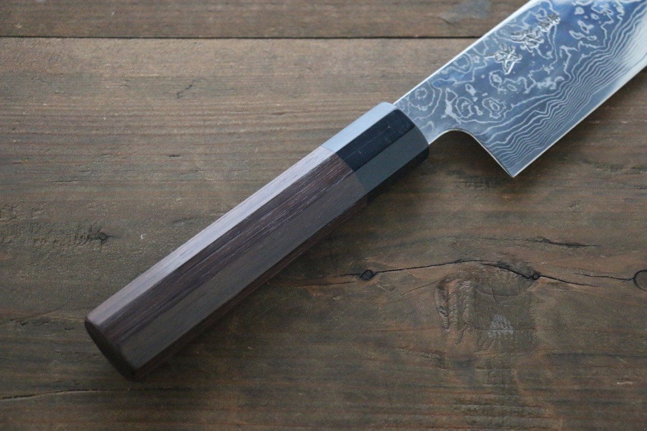 Sukenari SG2 Damascus Kiritsuke Gyuto 240mm Shitan Handle - Japanny - Best Japanese Knife