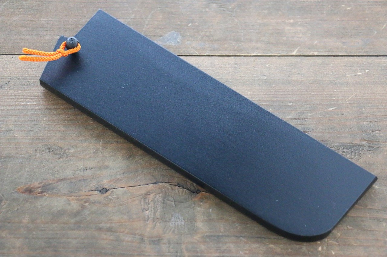 Black Saya Sheath for Nakiri Knife with Plywood Pin 180mm - Japanny - Best Japanese Knife