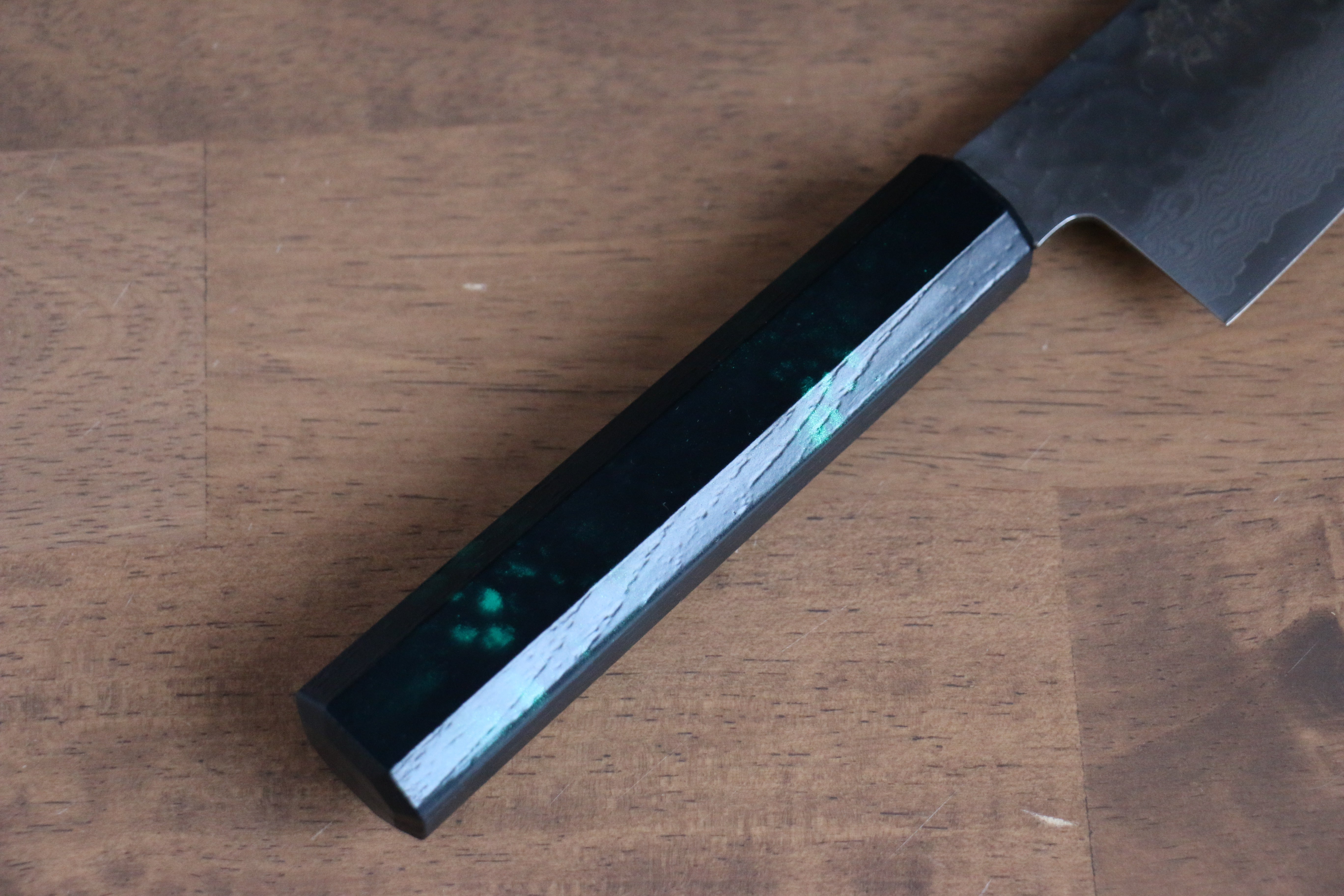 Sakai Takayuki Nanairo VG10 33 Layer Santoku 180mm ABS resin(Green tortoiseshell) Handle - Japanny - Best Japanese Knife