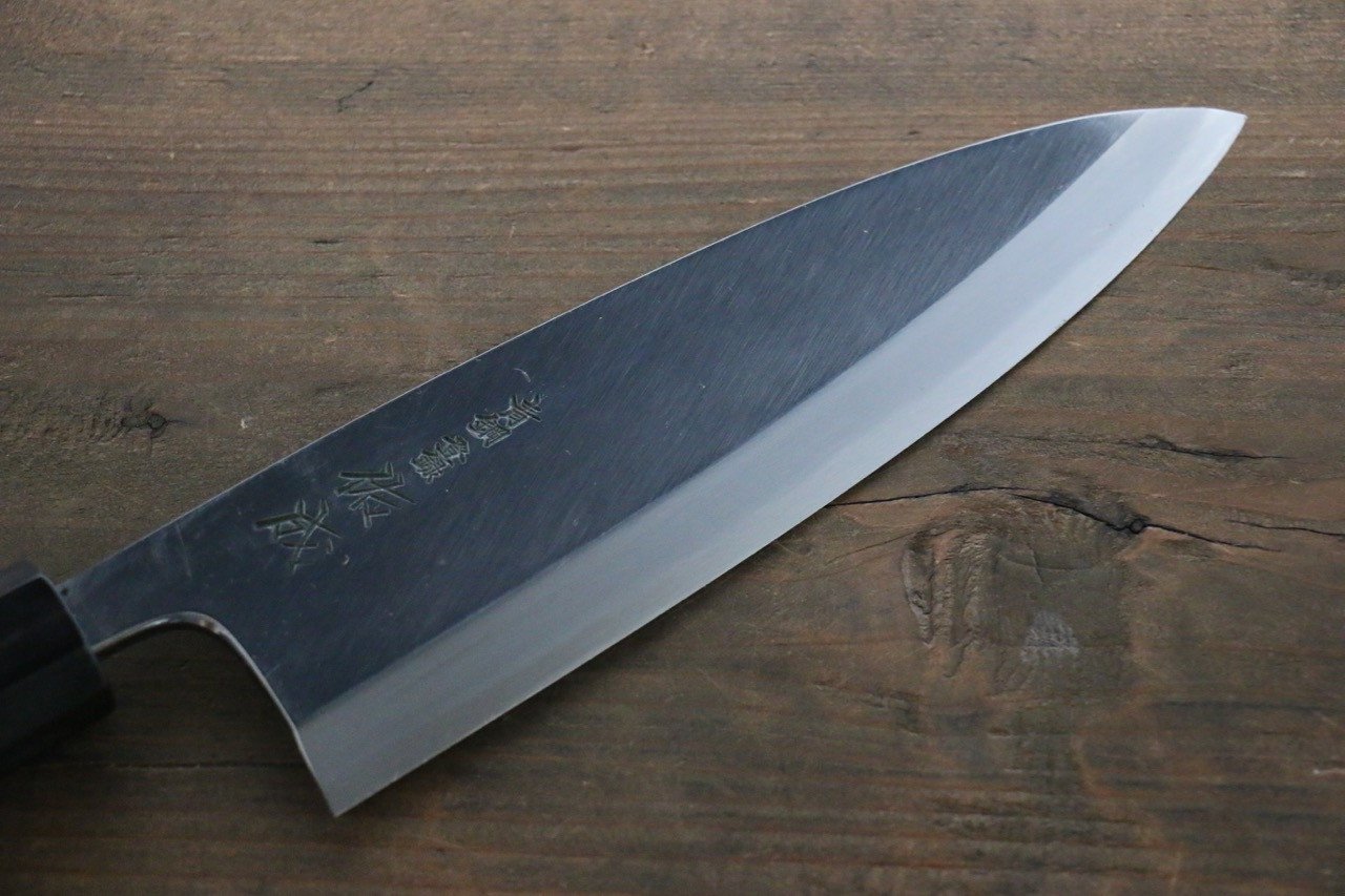 Sukenari Blue Steel No.2 Hongasumi Deba Magnolia Handle - Japanny - Best Japanese Knife