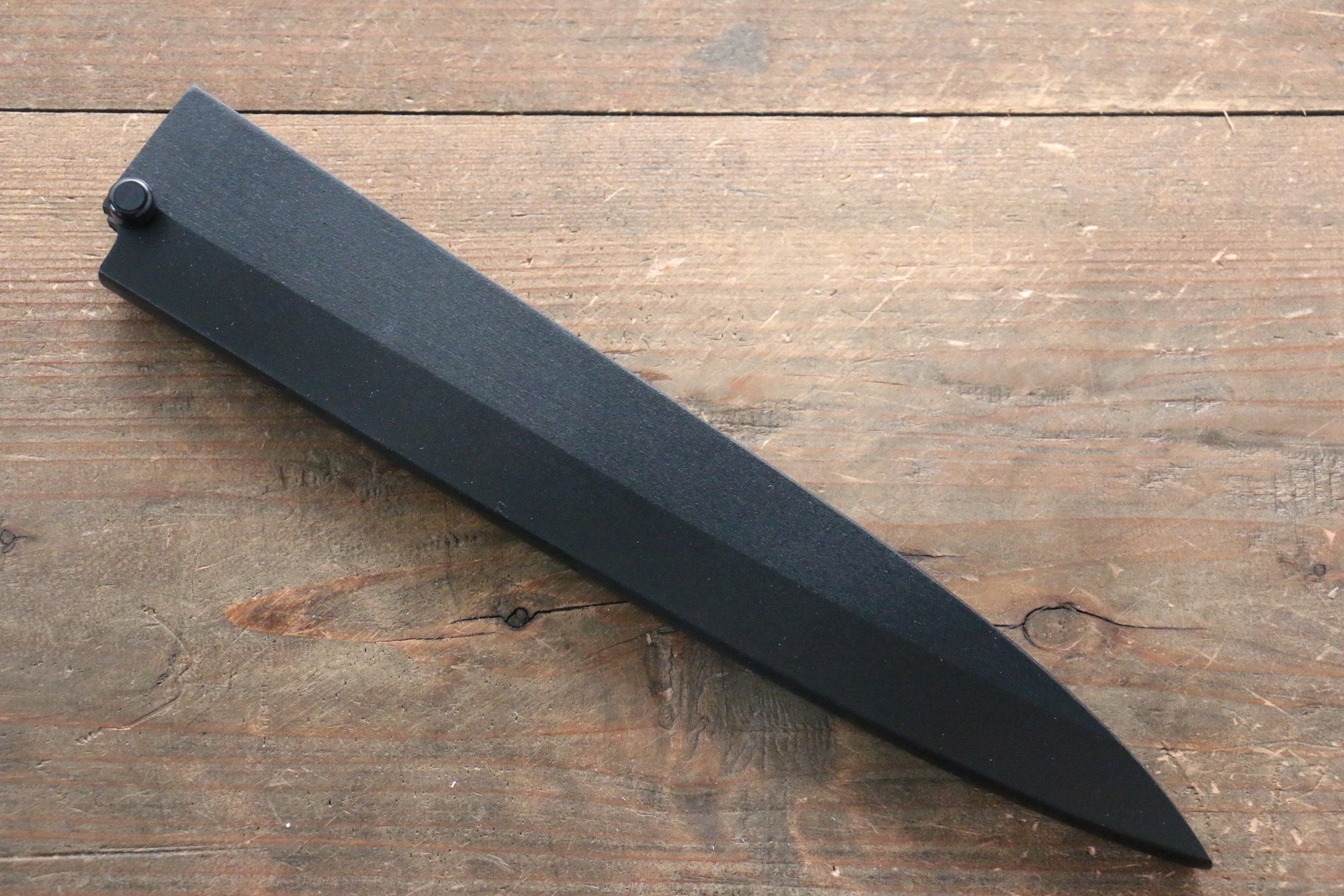 Black Saya Sheath for Yanagiba Knife with Plywood Pin 210mm - Japanny - Best Japanese Knife
