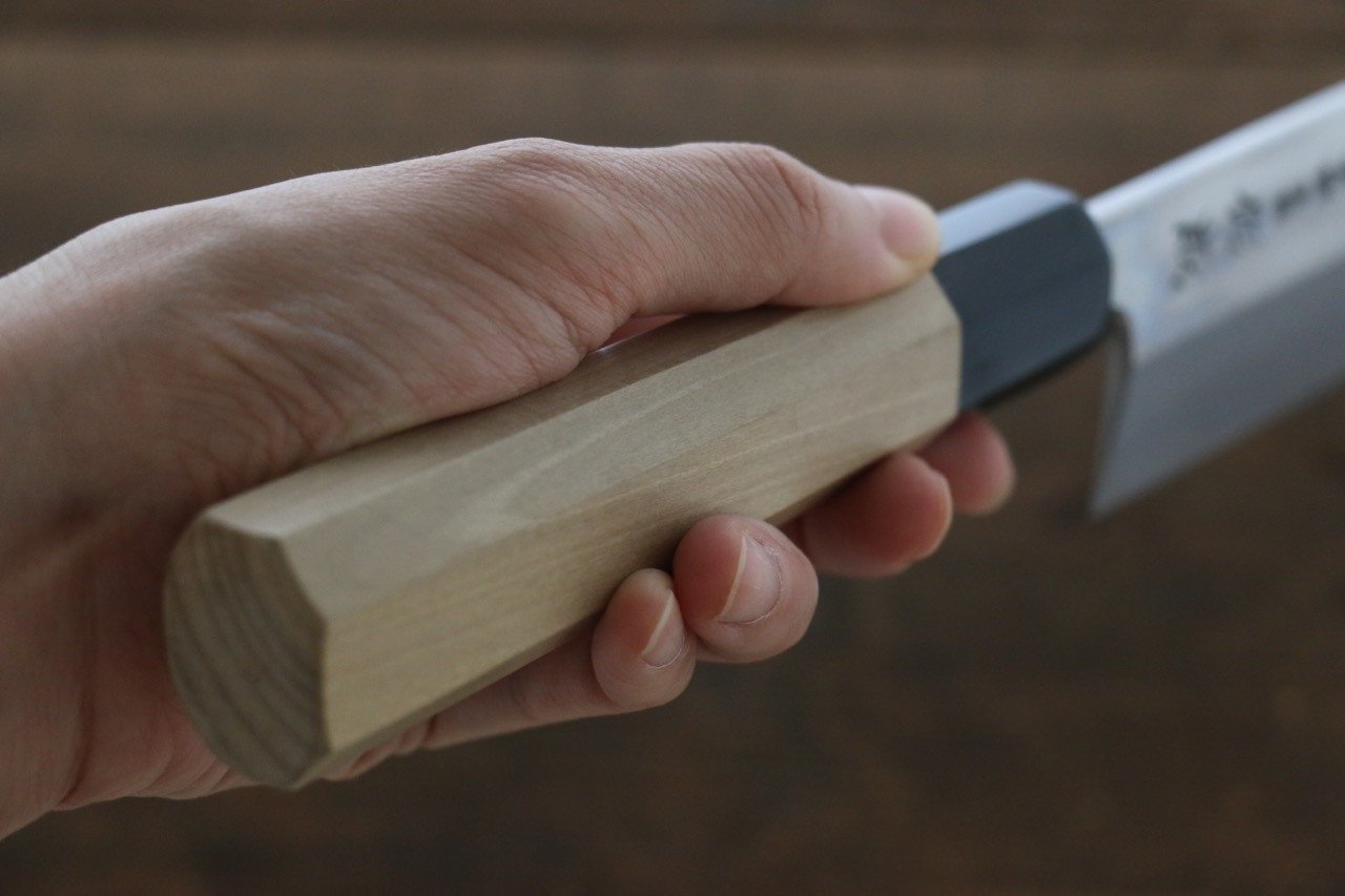 Sukenari Blue Steel No.2 Kamagata Usuba Magnolia Handle - Japanny - Best Japanese Knife