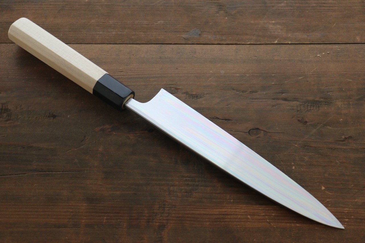 Sukenari Blue Steel No.2 Hongasumi Mioroshi Deba Magnolia Handle - Japanny - Best Japanese Knife