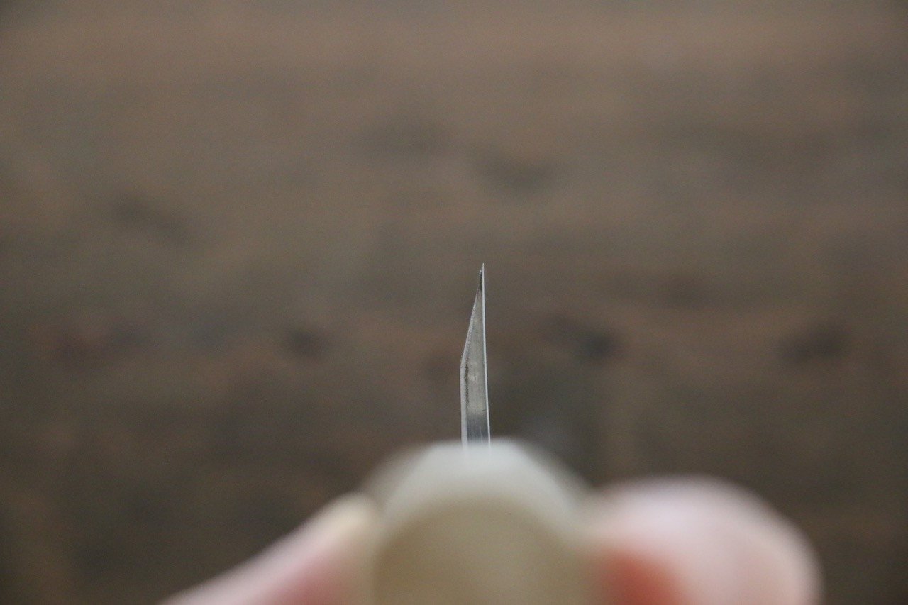 Sukenari Blue Steel No.2 Hongasumi Mioroshi Deba Magnolia Handle - Japanny - Best Japanese Knife