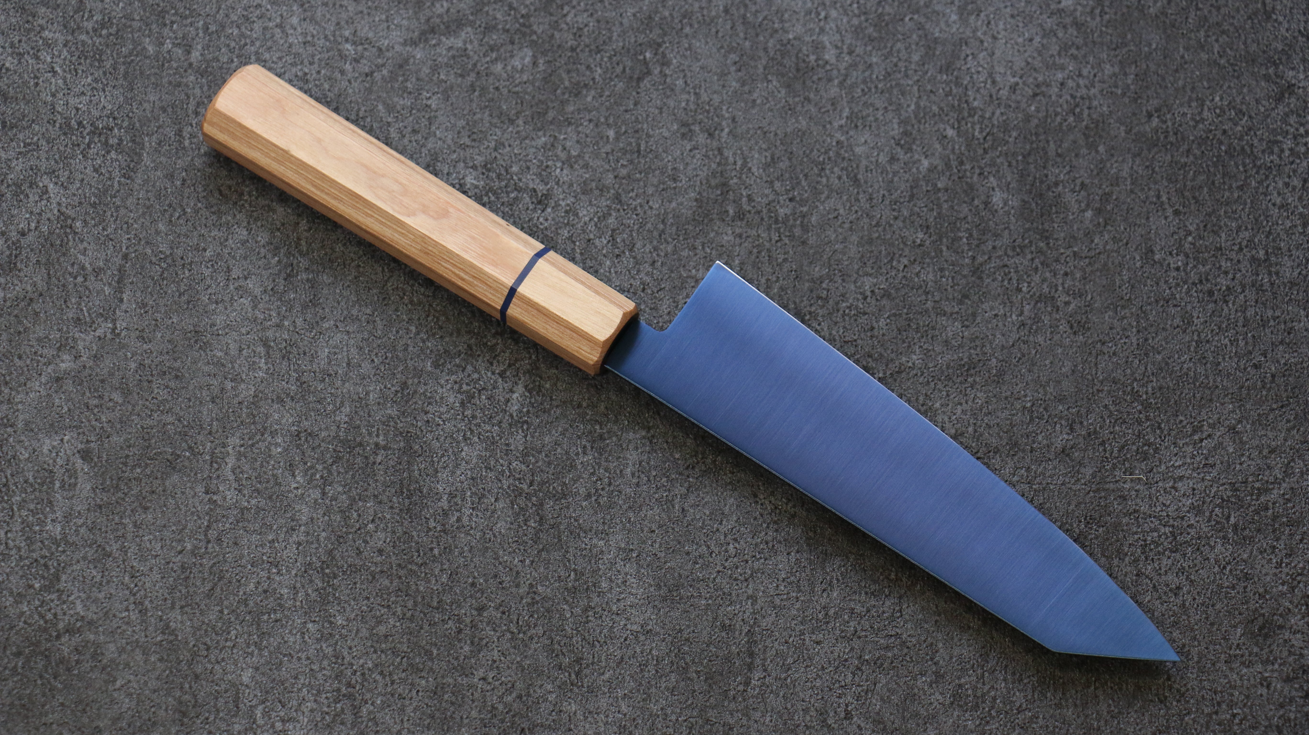 Seisuke SK-85 Ion plating Kiritsuke Santoku 180mm White wood Handle - Japanny - Best Japanese Knife