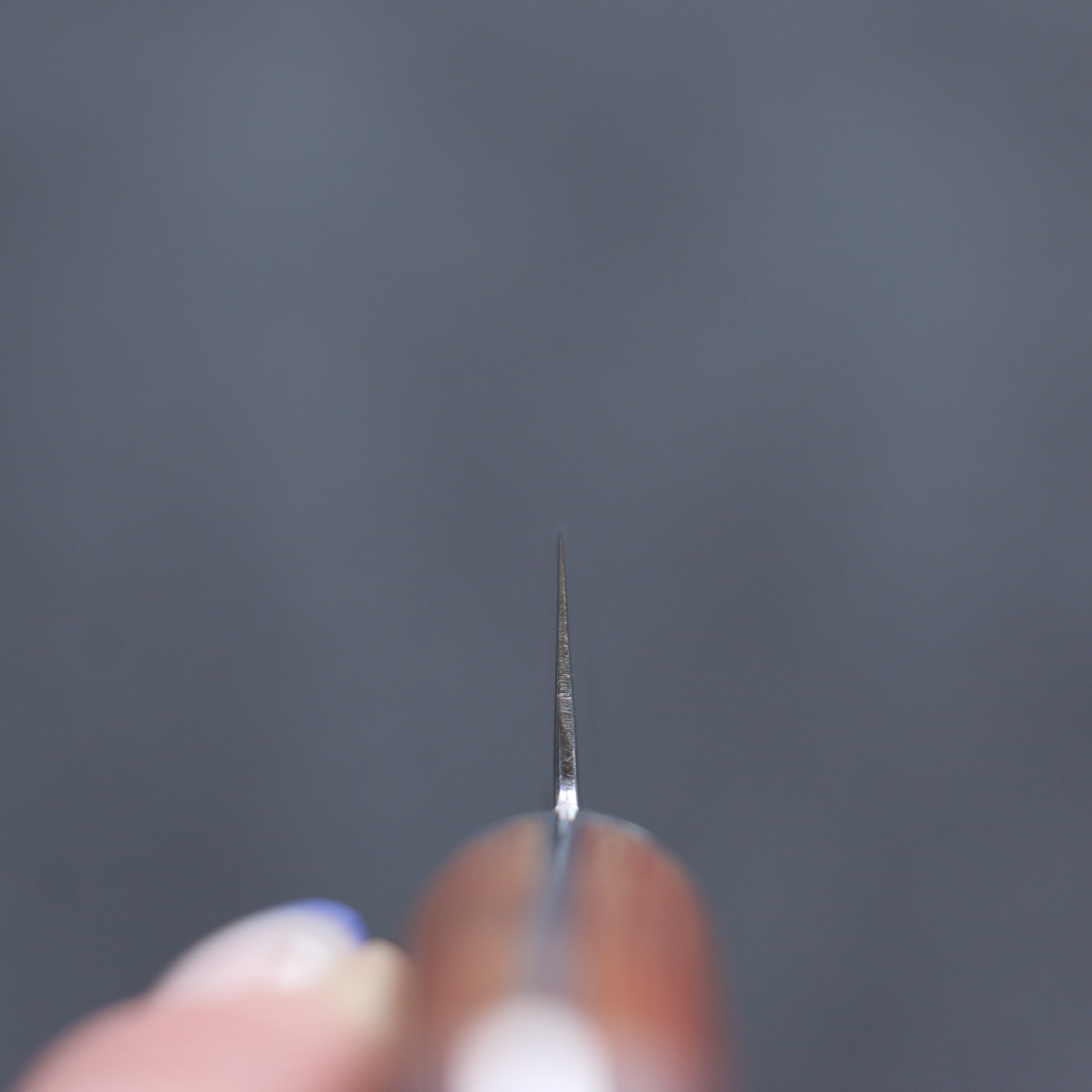 Sakai Takayuki VG5 Hammered Petty-Utility 90mm Brown Pakka wood Handle - Japanny - Best Japanese Knife