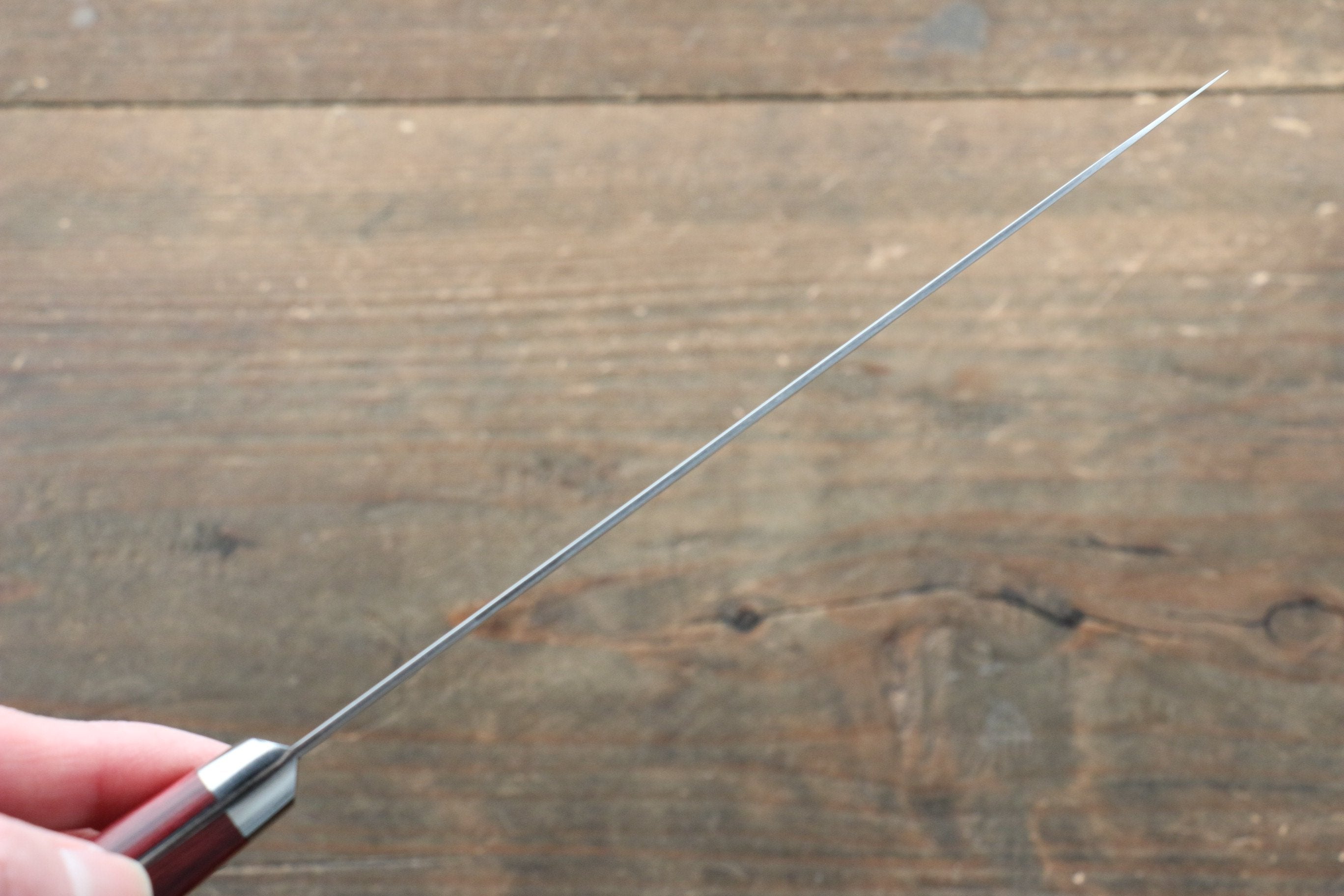 Takamura Knives SG2 Petty-Utility 150mm with Red Pakka wood Handle - Japanny - Best Japanese Knife