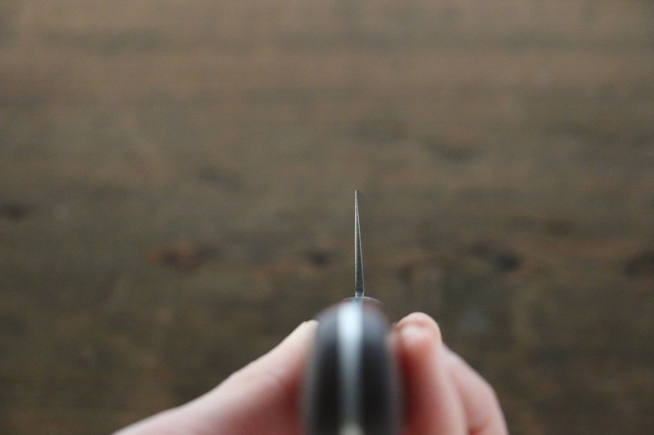 Seisuke VG10 33 Layer Damascus Santoku 180mm Mahogany Handle - Japanny - Best Japanese Knife