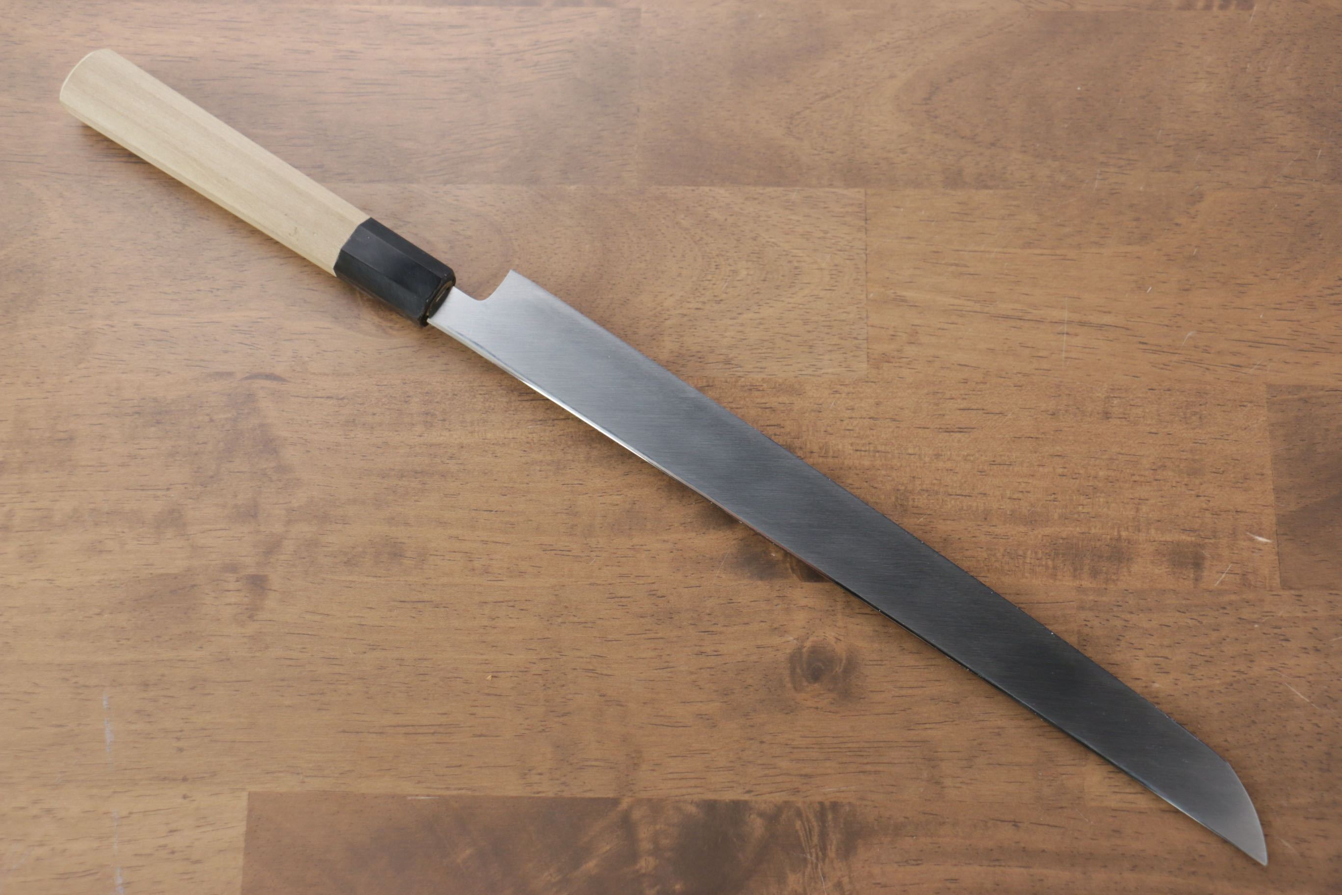 Sakai Kikumori VG10 Mirrored Finish Sakimaru Takohiki 300mm Magnolia Handle - Japanny - Best Japanese Knife
