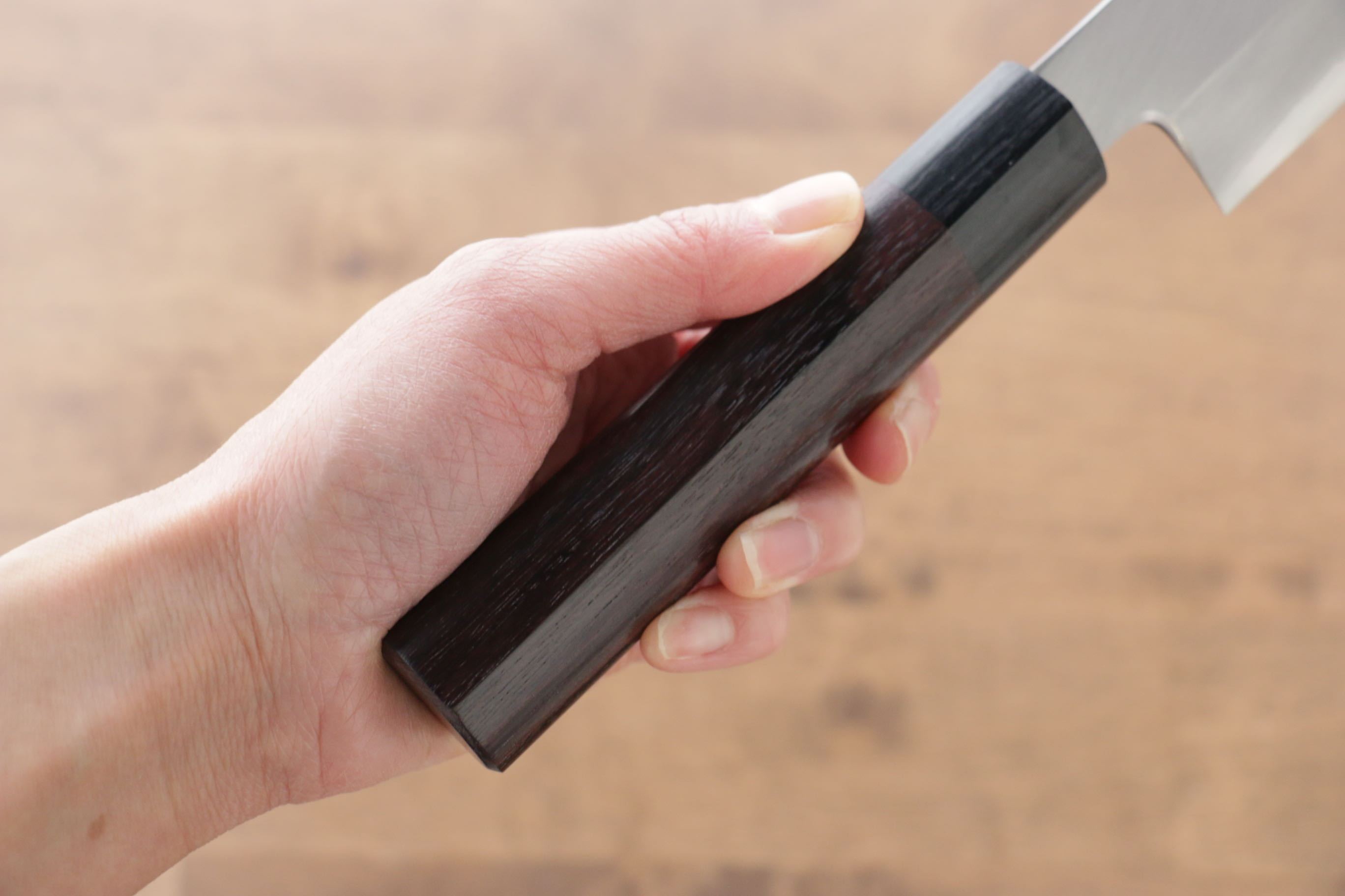 Jikko Silver Steel No.3 Usuba 165mm Shitan Handle - Japanny - Best Japanese Knife