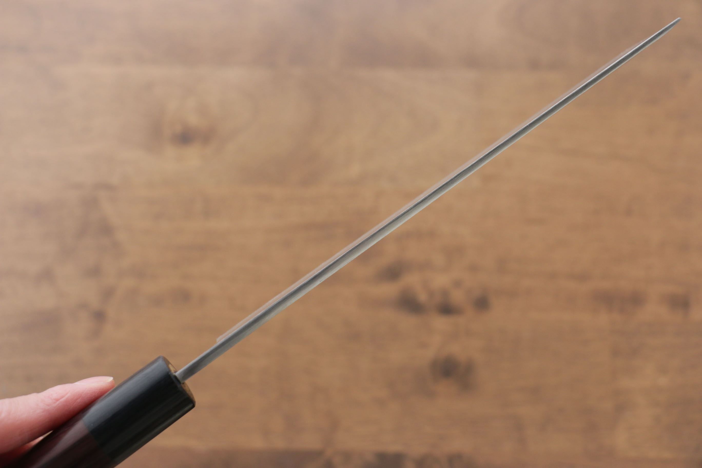 Jikko Silver Steel No.3 Usuba 180mm Shitan Handle - Japanny - Best Japanese Knife