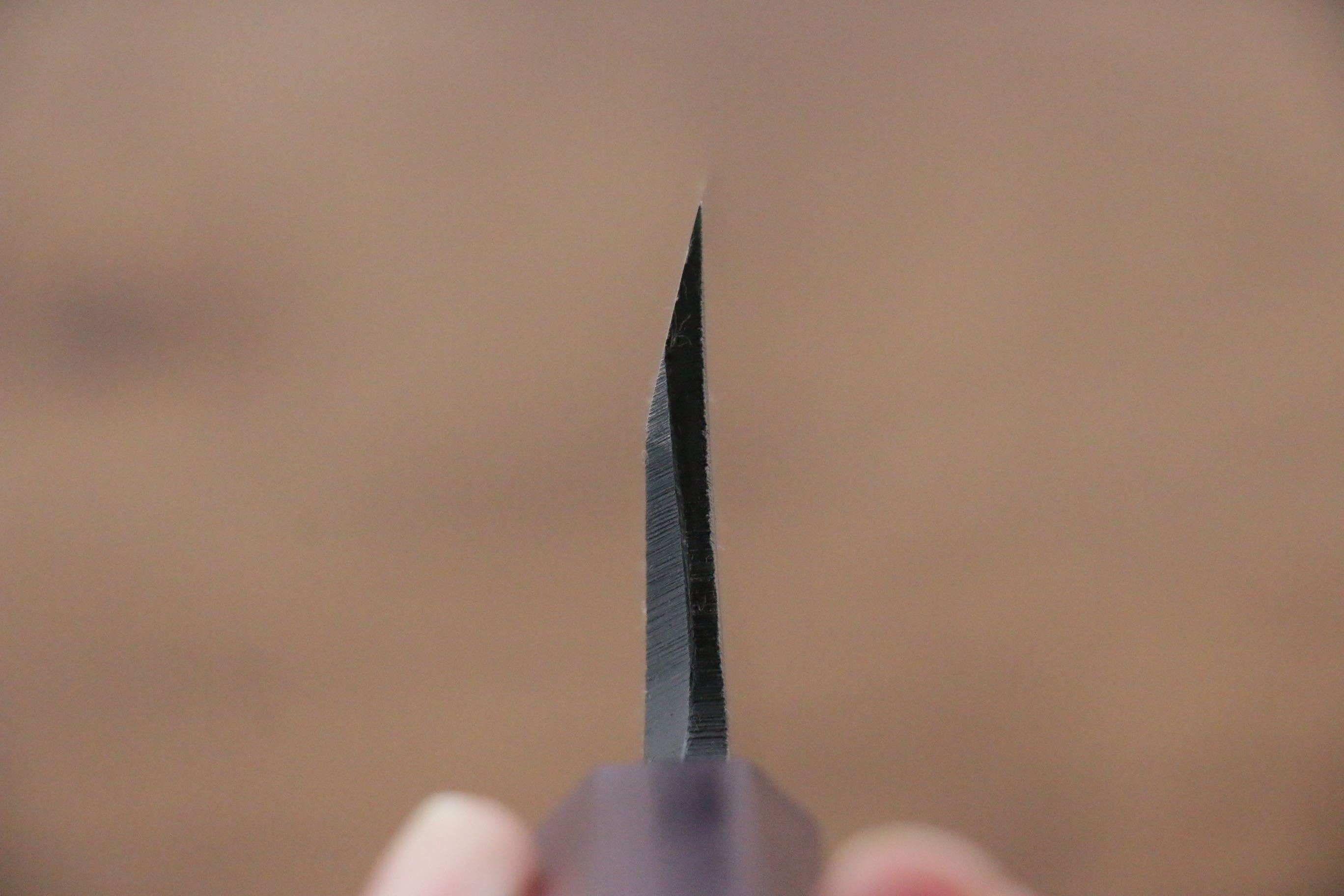 Seisuke White Steel No.2 Kurouchi Deba 150mm Purple Lacquered Handle - Japanny - Best Japanese Knife