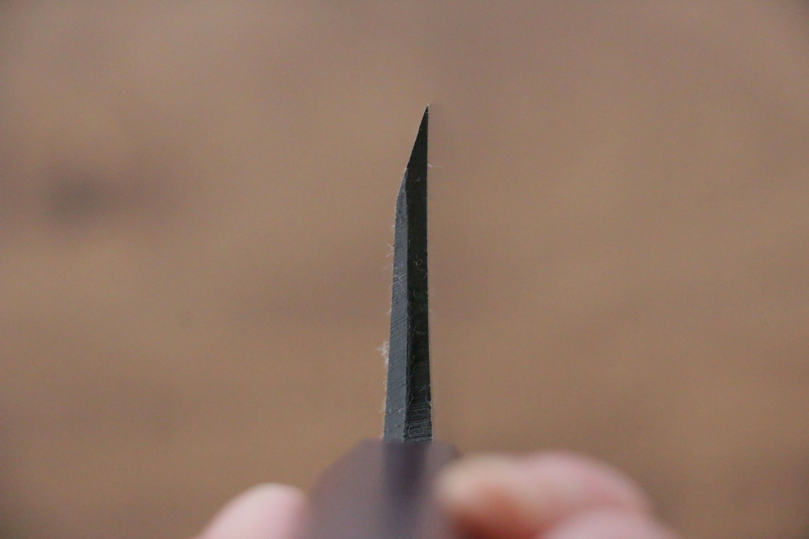 Seisuke White Steel No.2 Kurouchi Deba 165mm Purple Lacquered Handle - Japanny - Best Japanese Knife